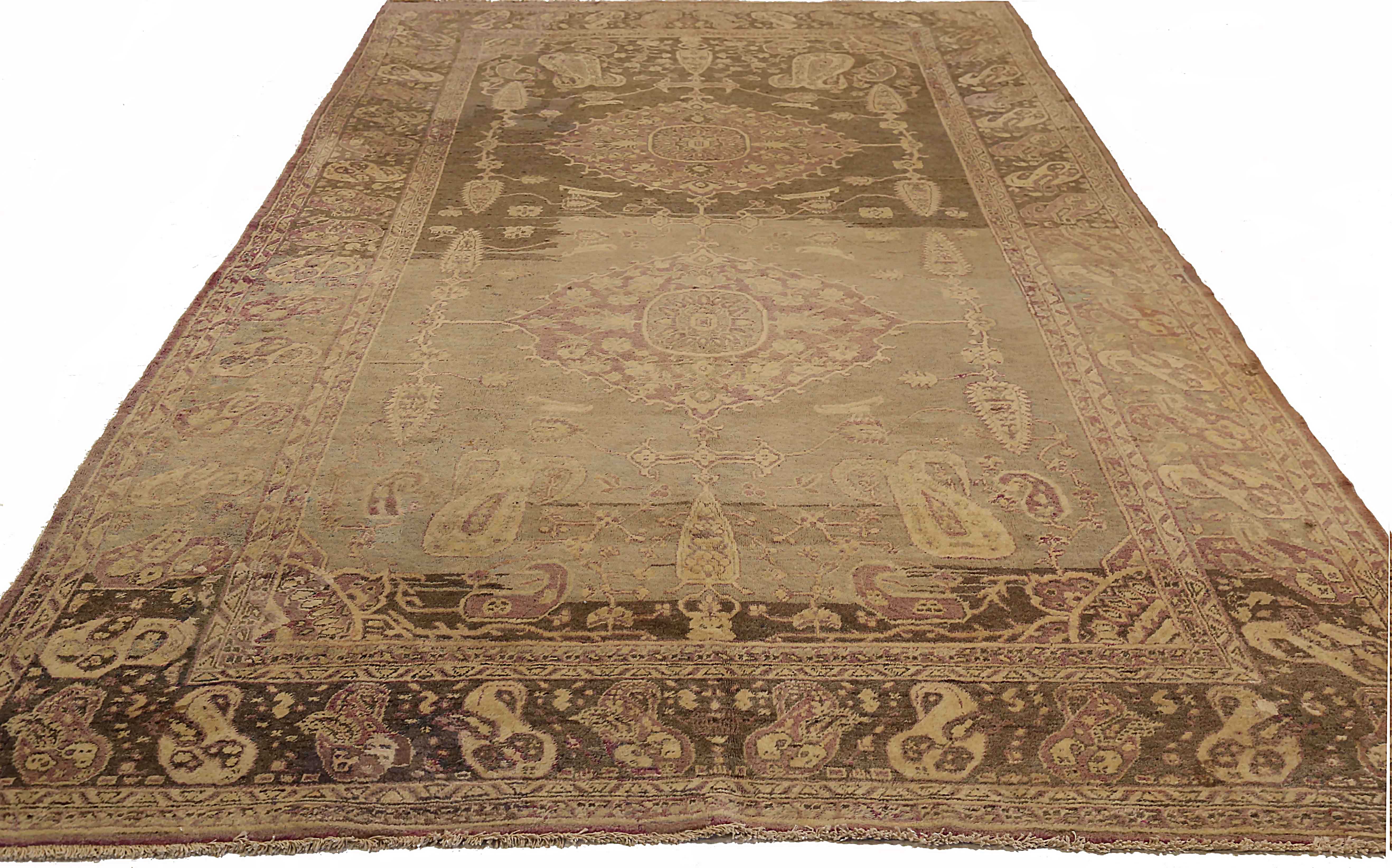 Thumbnail 3 for Antique Russia Khotan Transitional Rug 72745