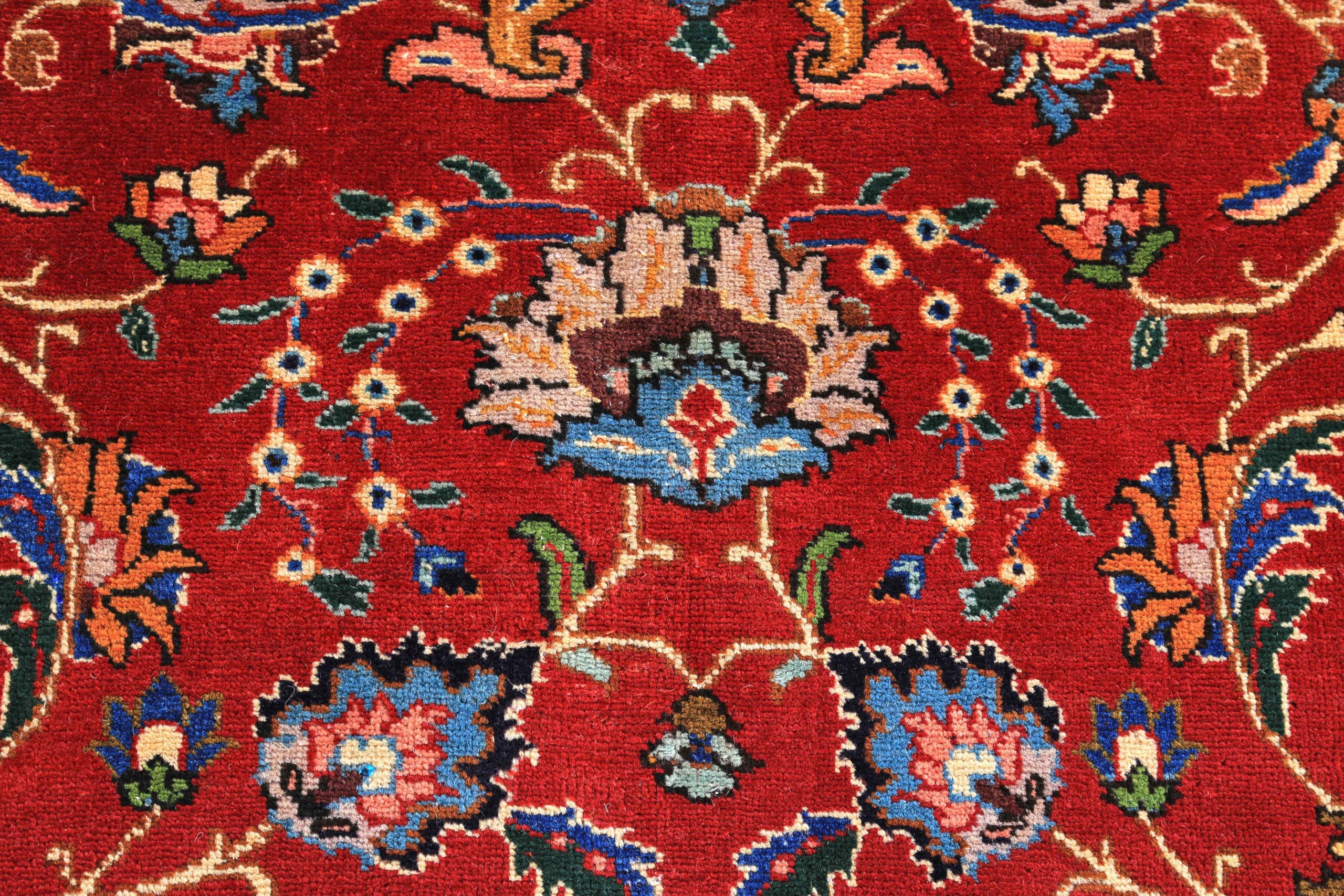 Thumbnail 4 for Antique Persian Tabriz Traditional Rug 89700