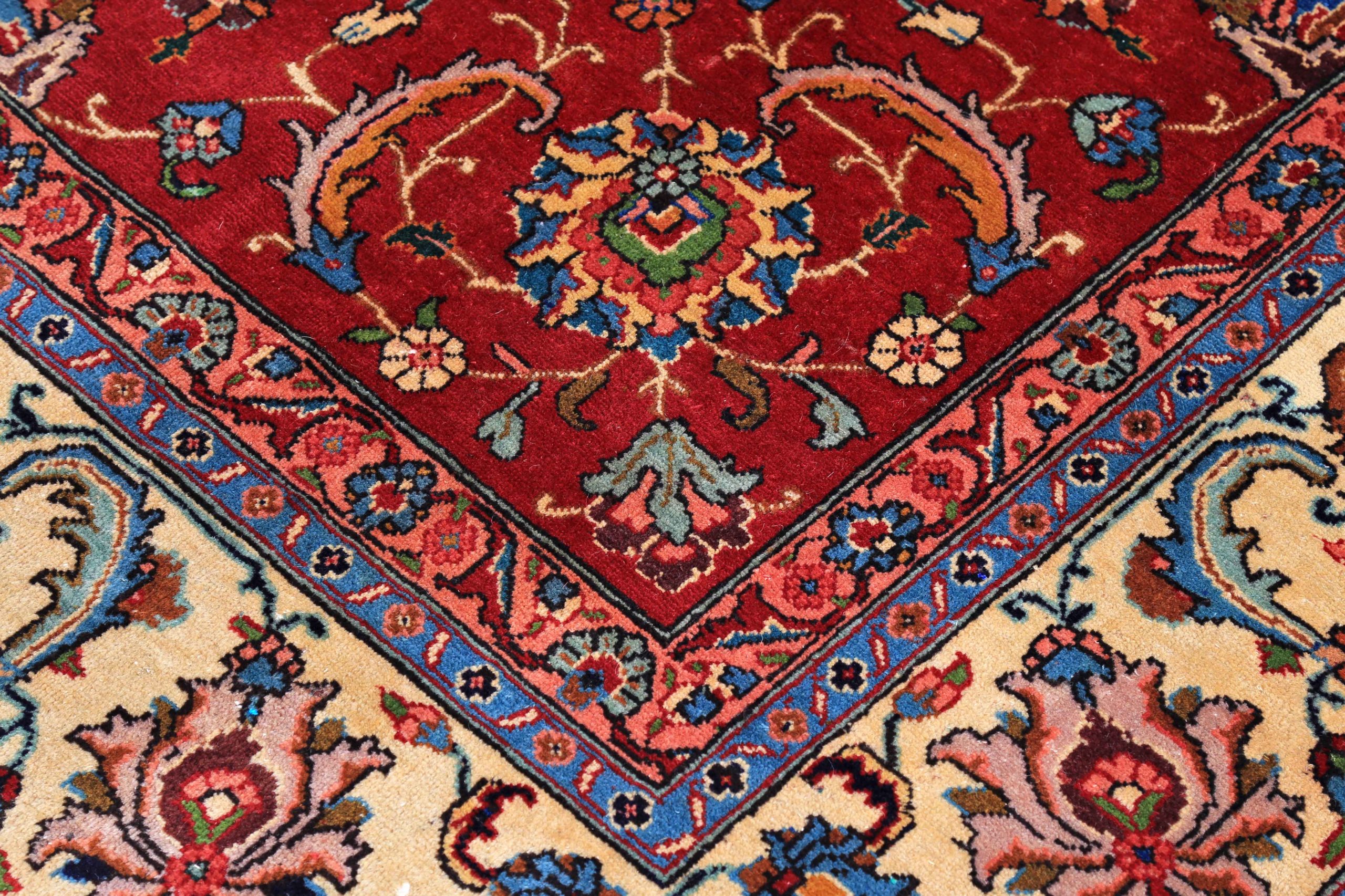 Thumbnail 6 for Antique Persian Tabriz Traditional Rug 89700