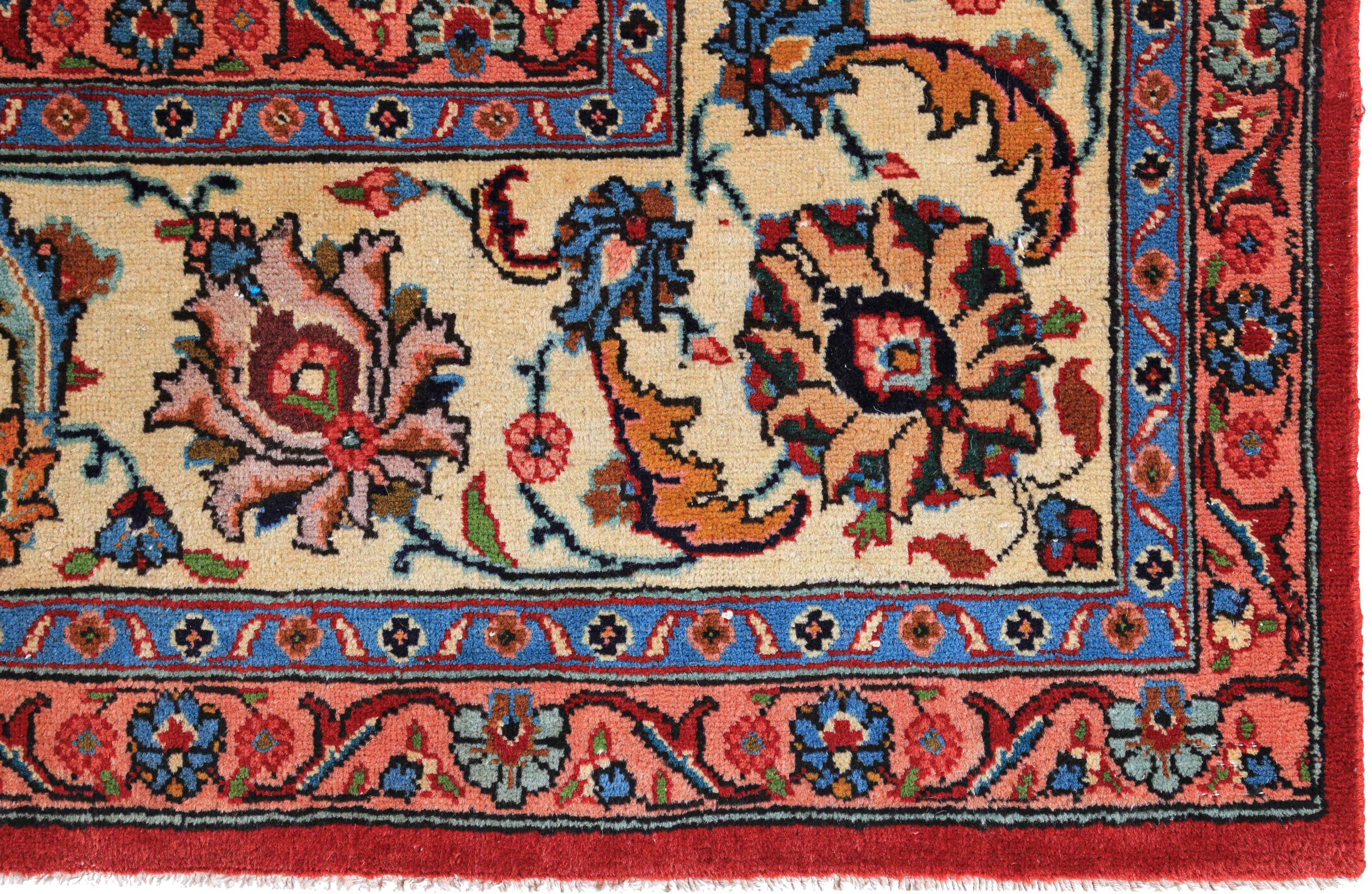 Thumbnail 2 for Antique Persian Tabriz Traditional Rug 89700