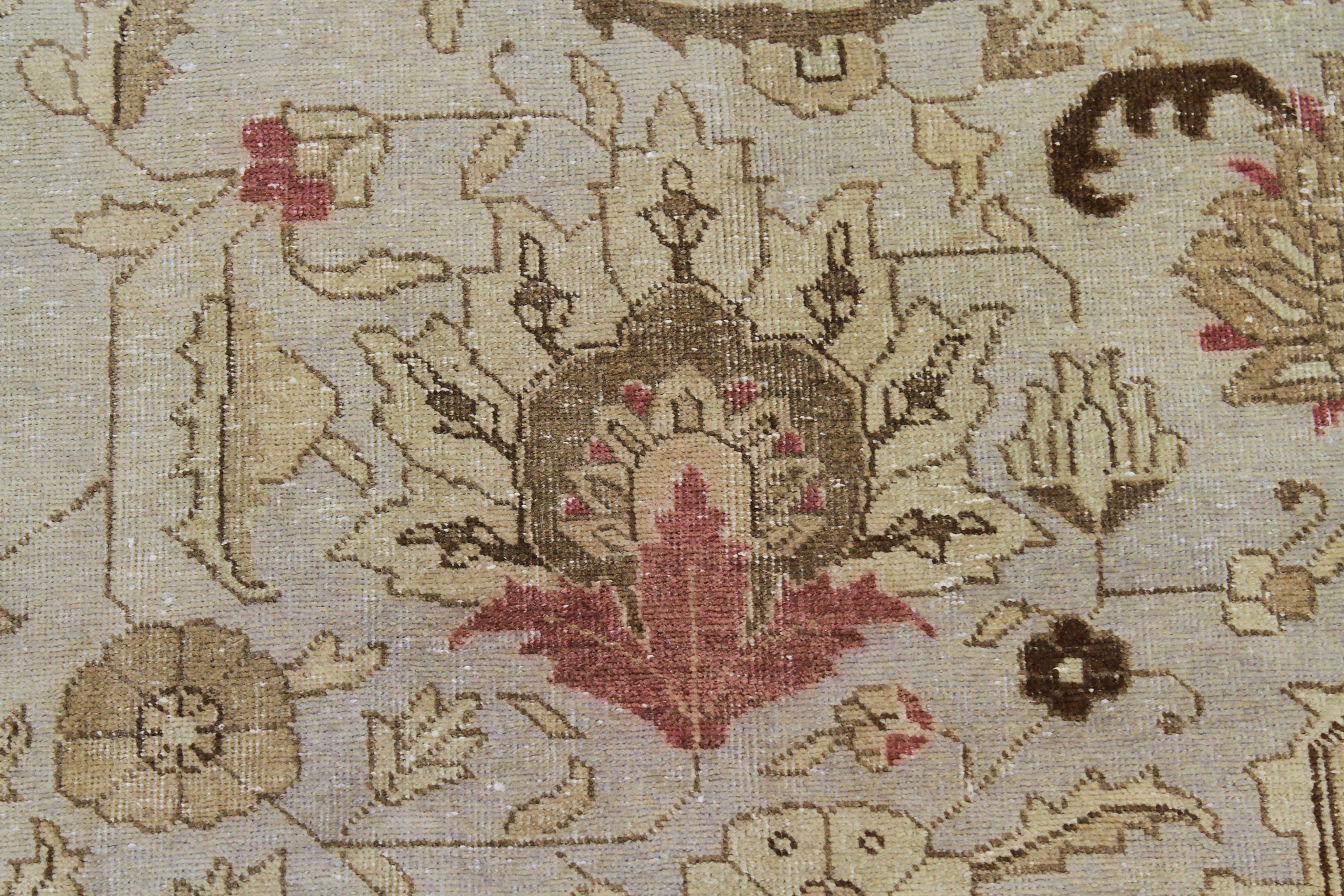 Thumbnail 6 for Antique Persian Tabriz Traditional Rug 89701