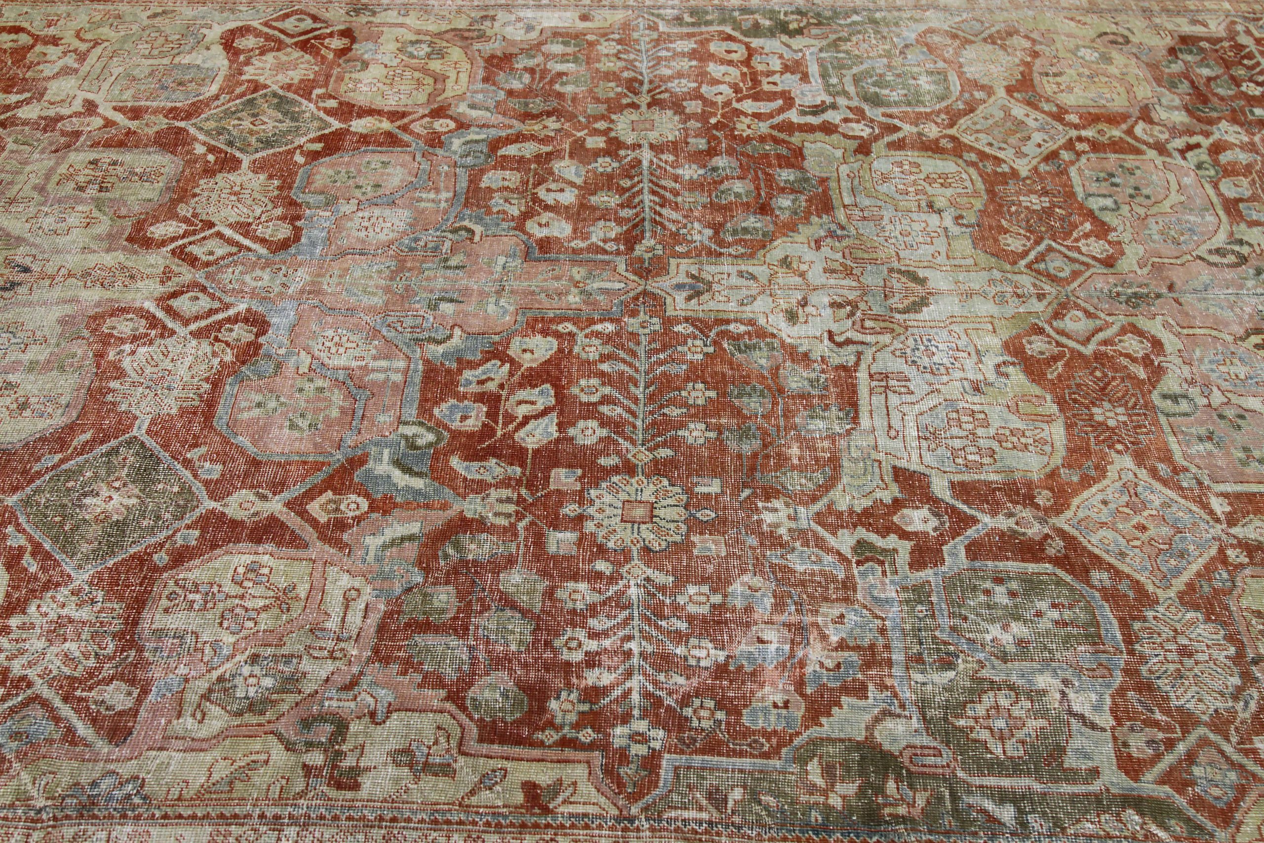 Thumbnail 4 for Antique Persian Sultanabad Traditional Rug 89722