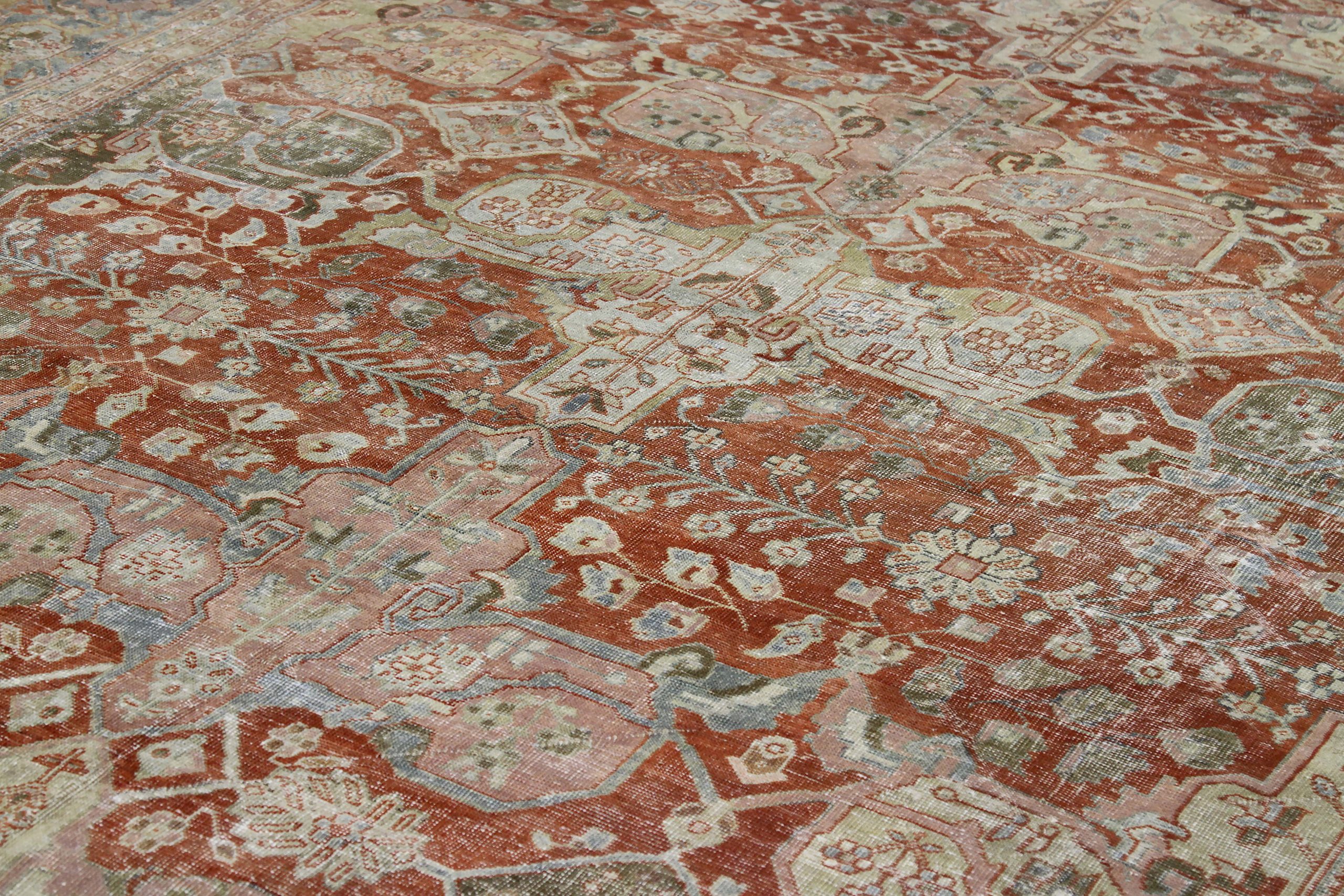 Thumbnail 5 for Antique Persian Sultanabad Traditional Rug 89722