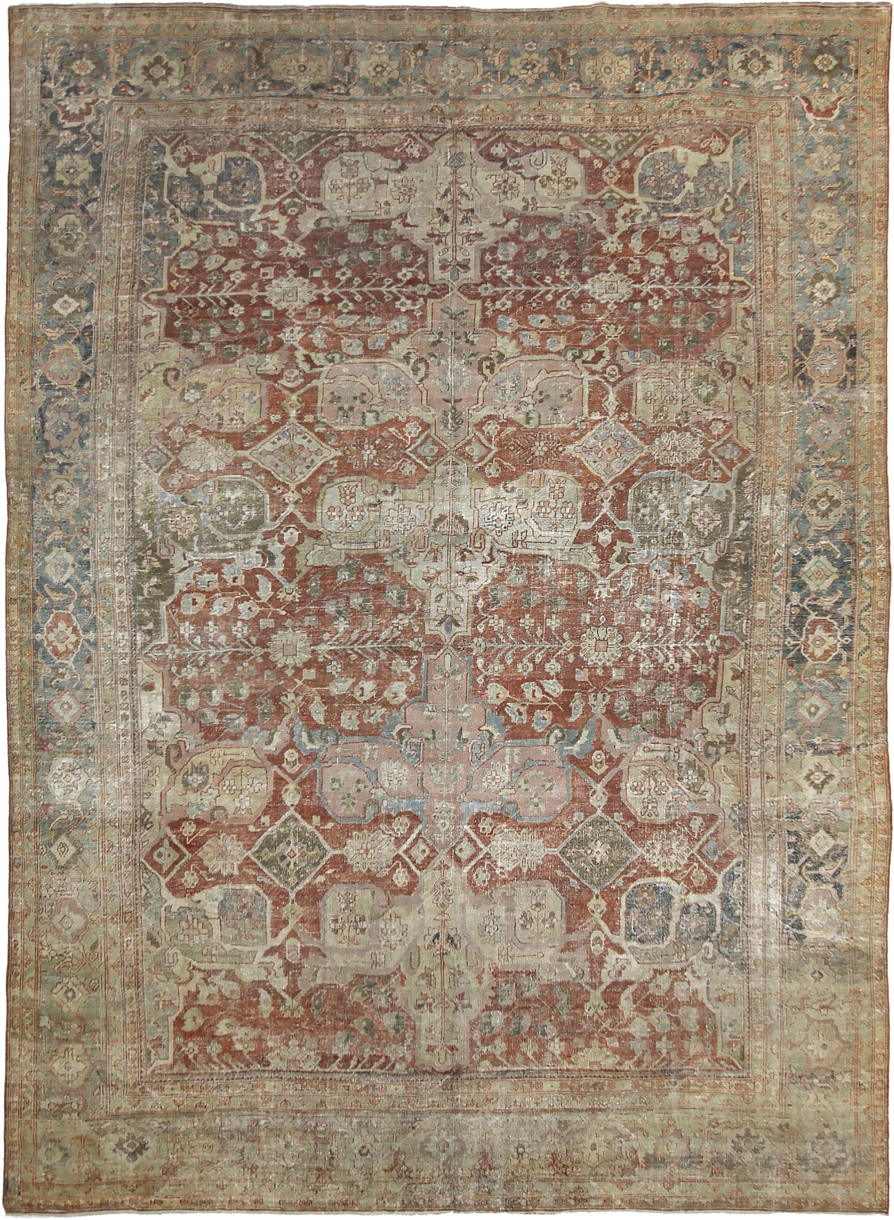 Thumbnail 7 for Antique Persian Sultanabad Traditional Rug 89722