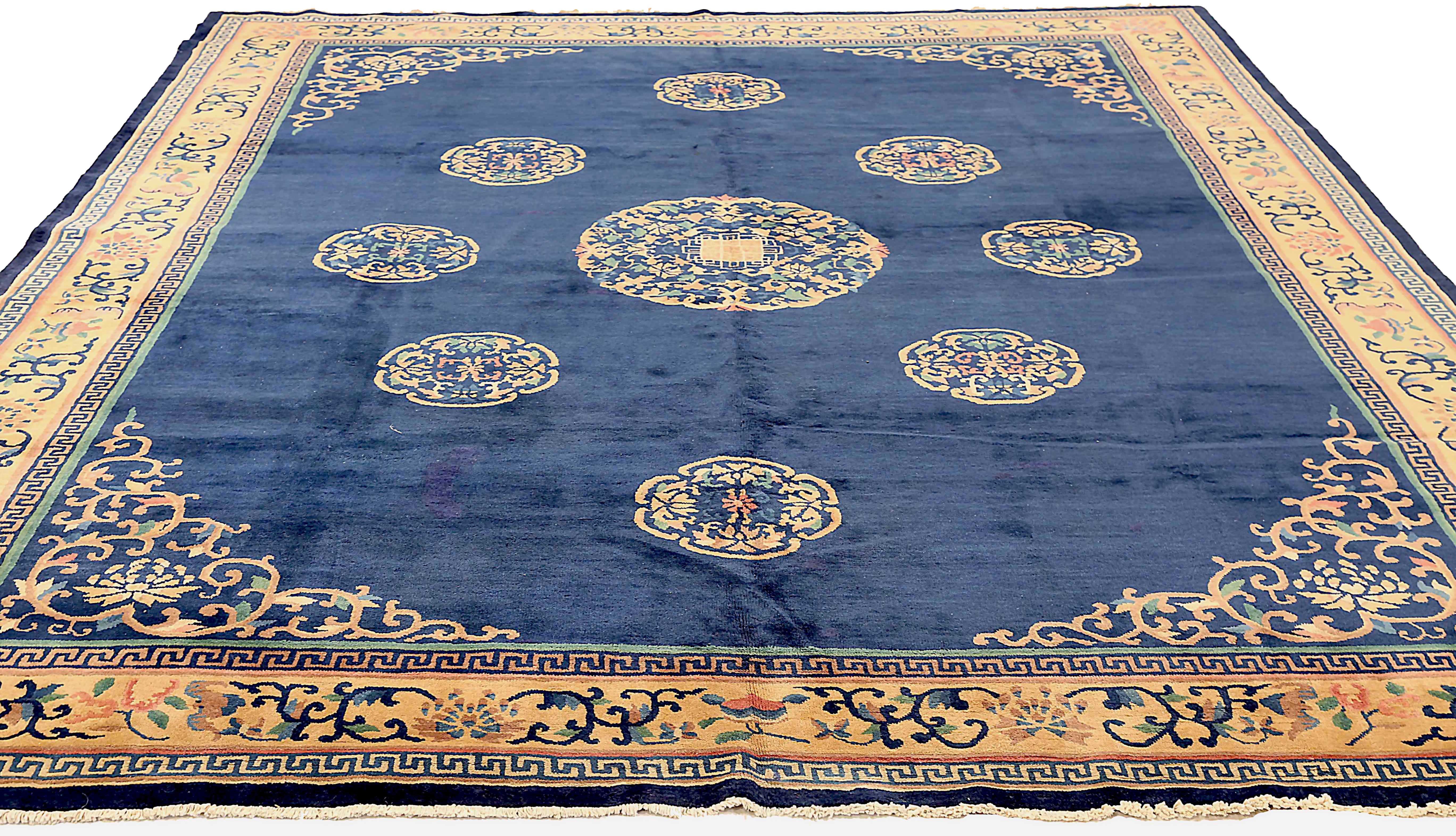 Thumbnail 3 for Antique China Transitional Rug 72727