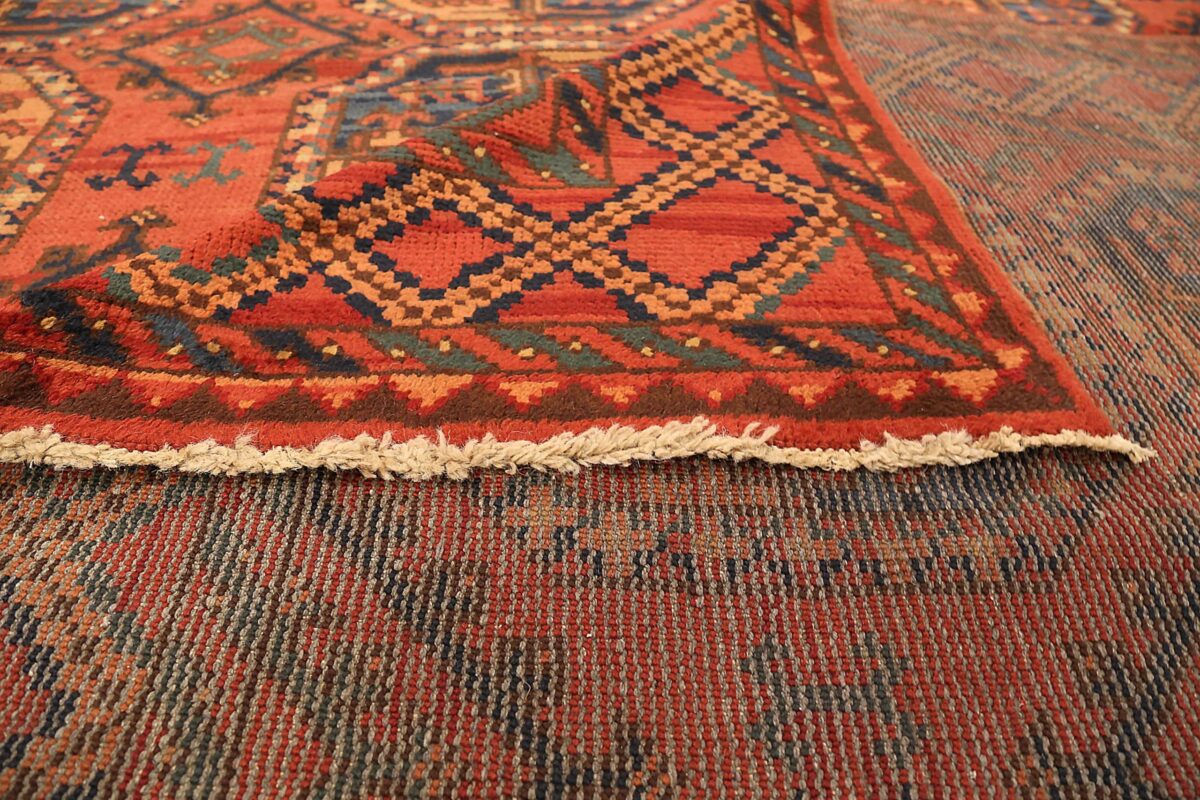 Thumbnail 14 for Antique Afghanistan Traditional Rug 72729
