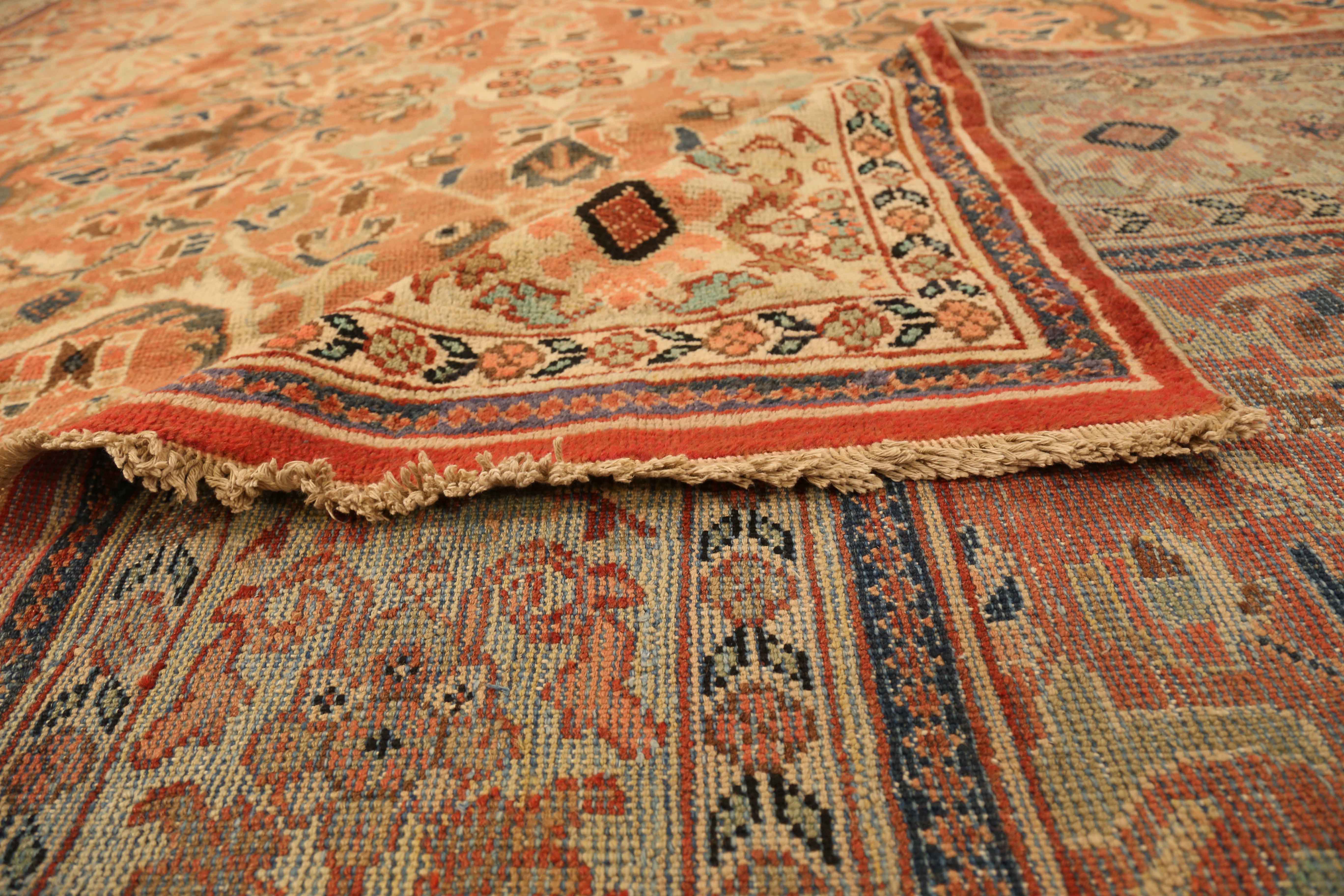 Thumbnail 4 for Antique Persian Sultanabad Traditional Rug 72814