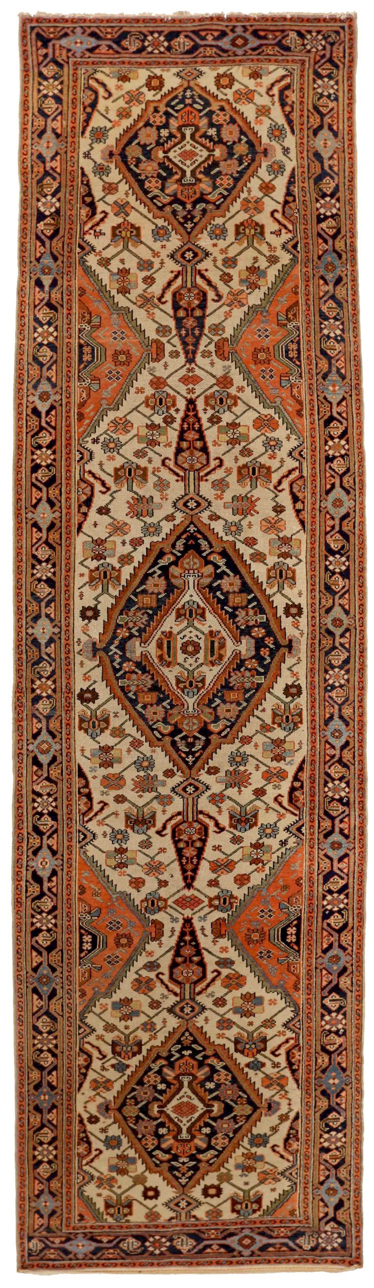 Thumbnail 9 for Antique Persian Malayer Traditional Rug 72835