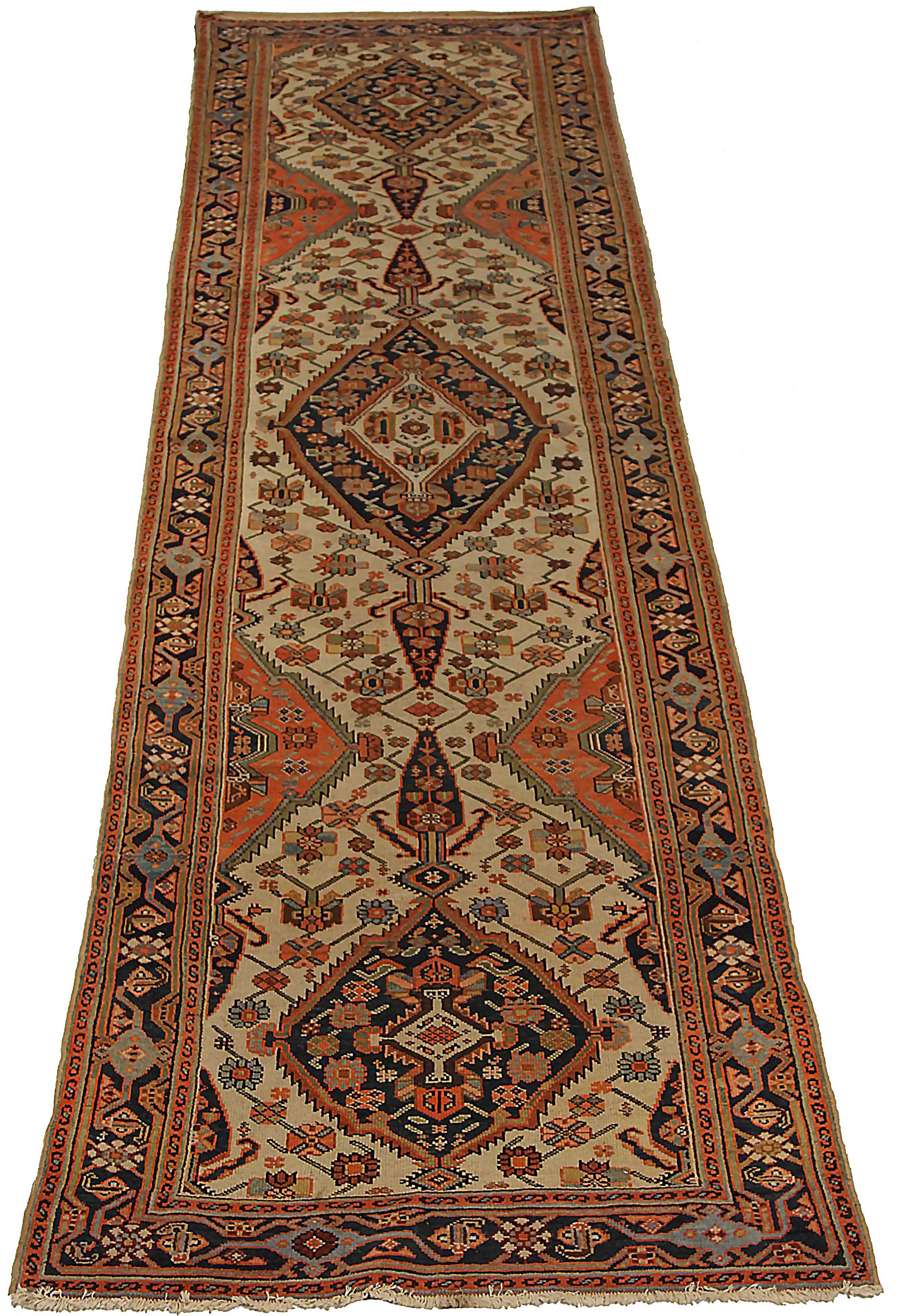 Thumbnail 2 for Antique Persian Malayer Traditional Rug 72835