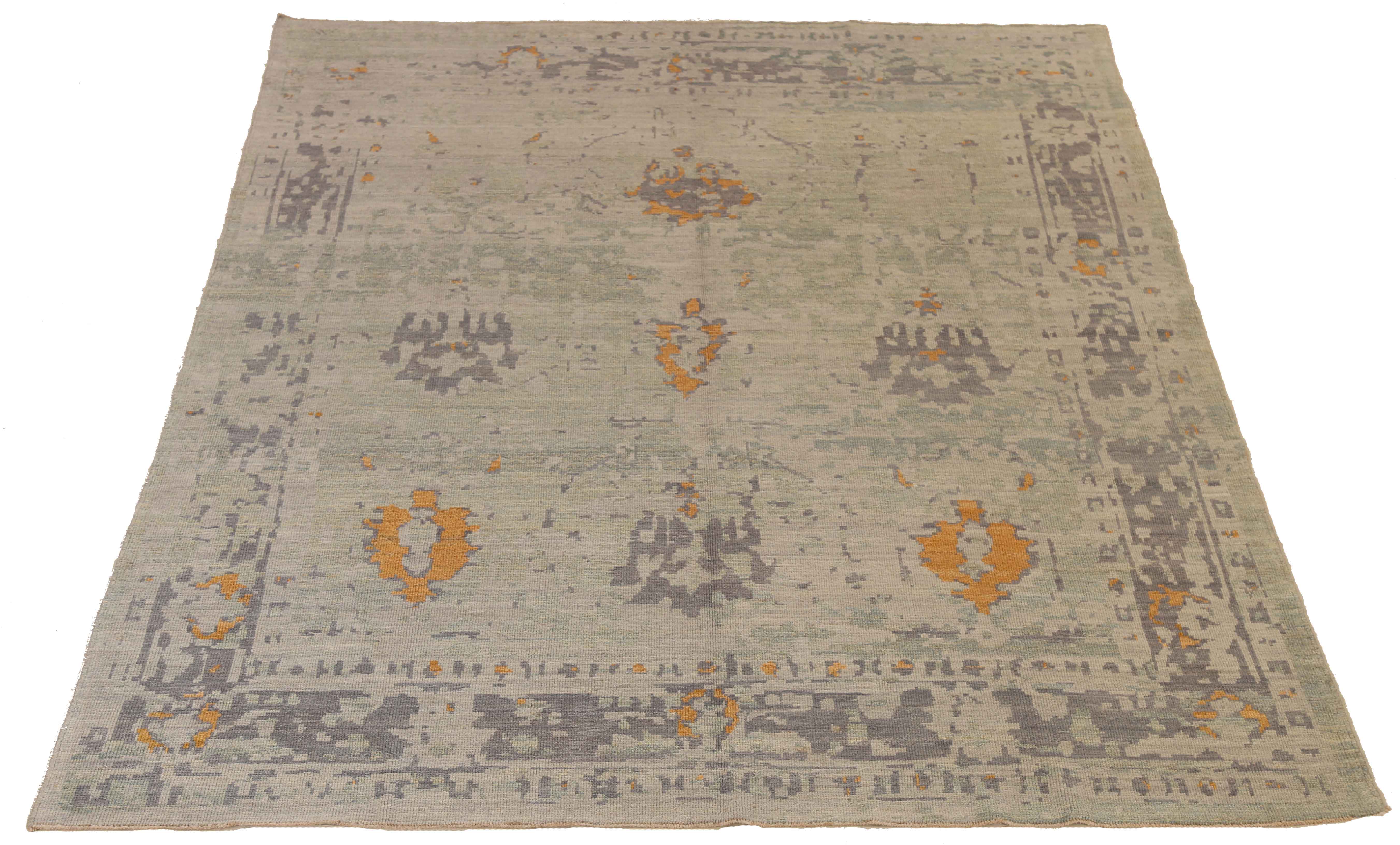 Thumbnail 6 for Persian Oushak Transitional Rug 68046