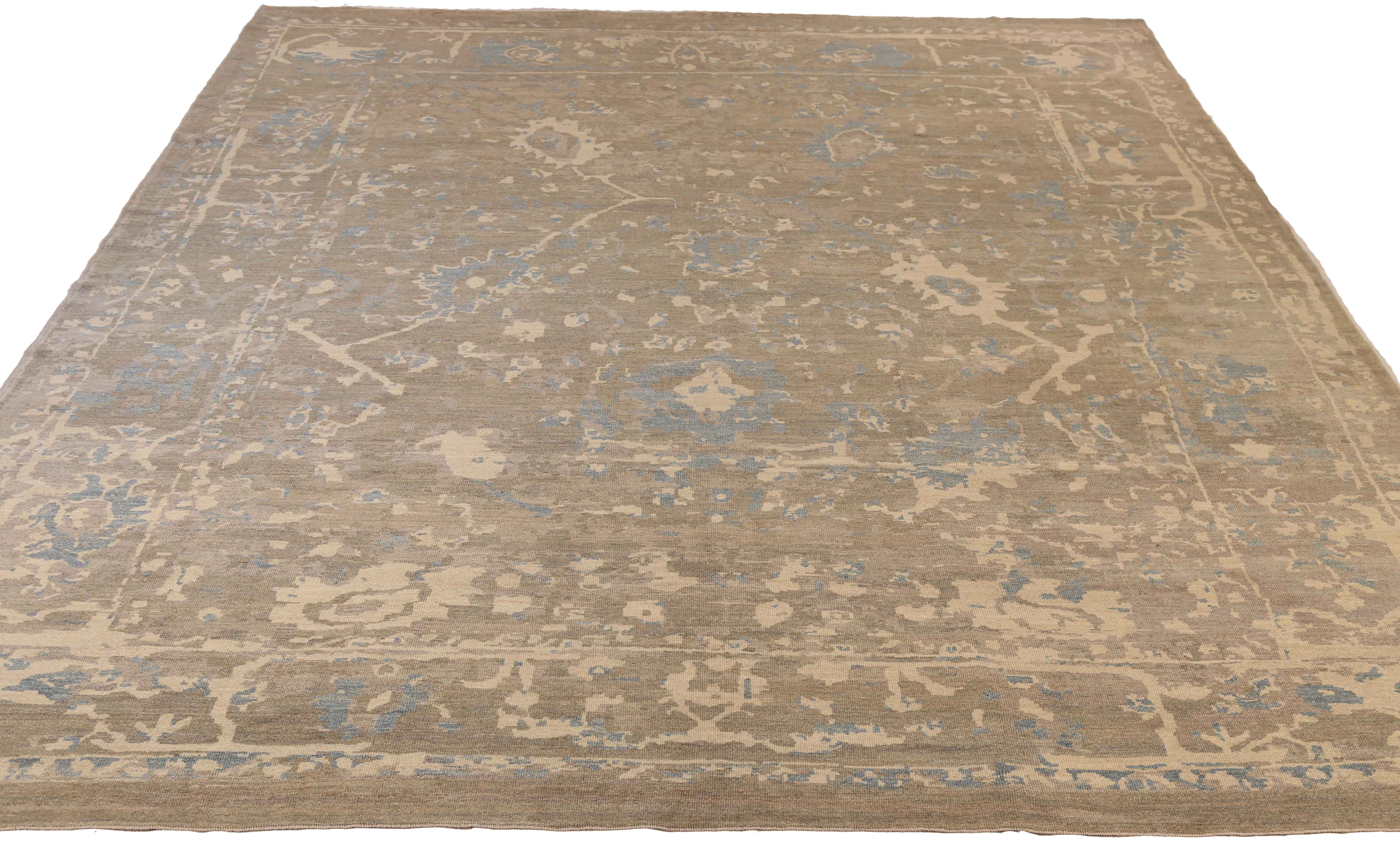 Thumbnail 3 for Persian Oushak Transitional Rug 68049