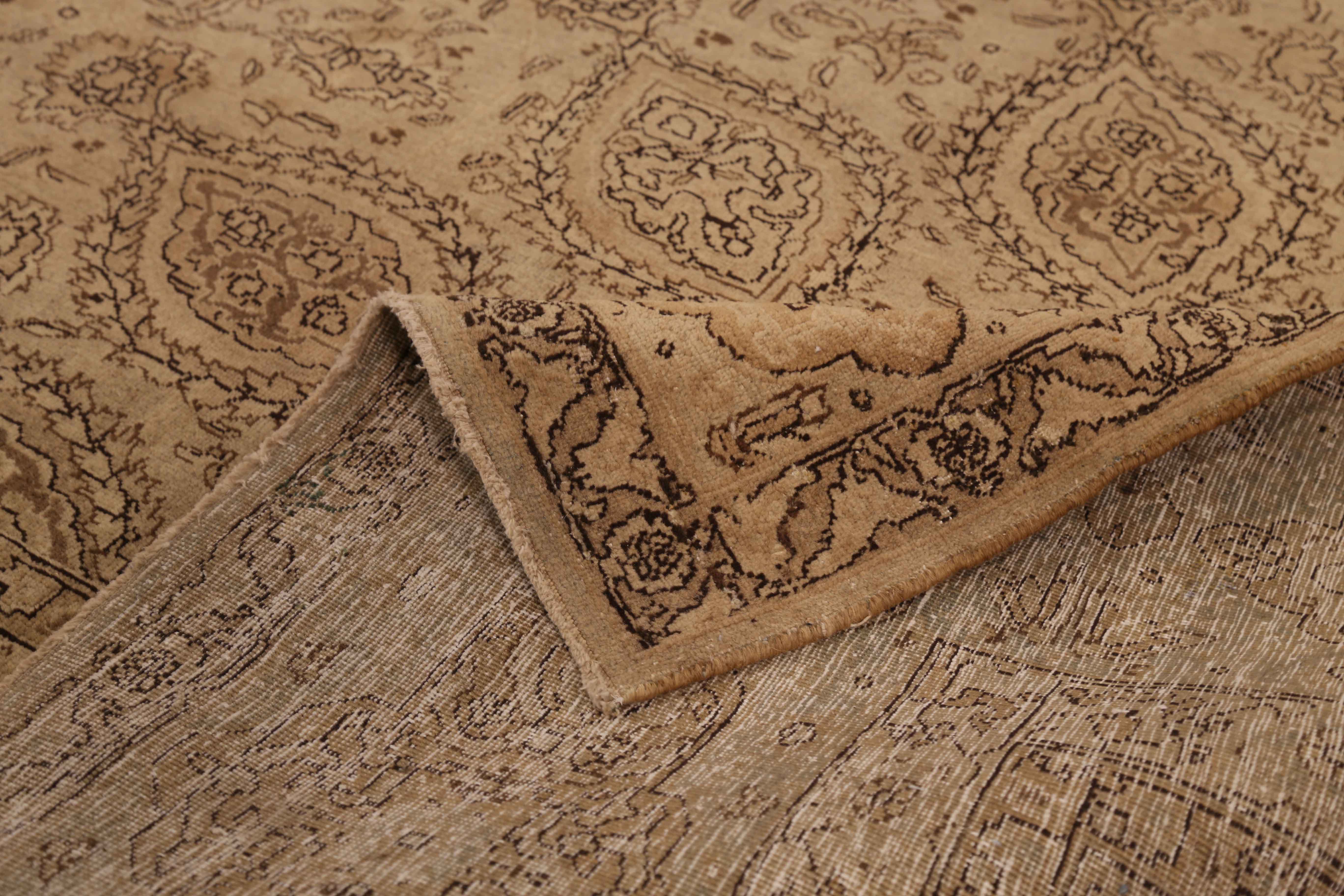 Thumbnail 8 for Antique Persian Tabriz Transitional Rug 68036