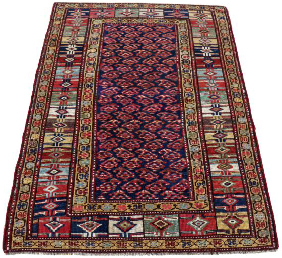 Thumbnail 2 for Antique Persian Azarbaijan Traditional Rug 91248