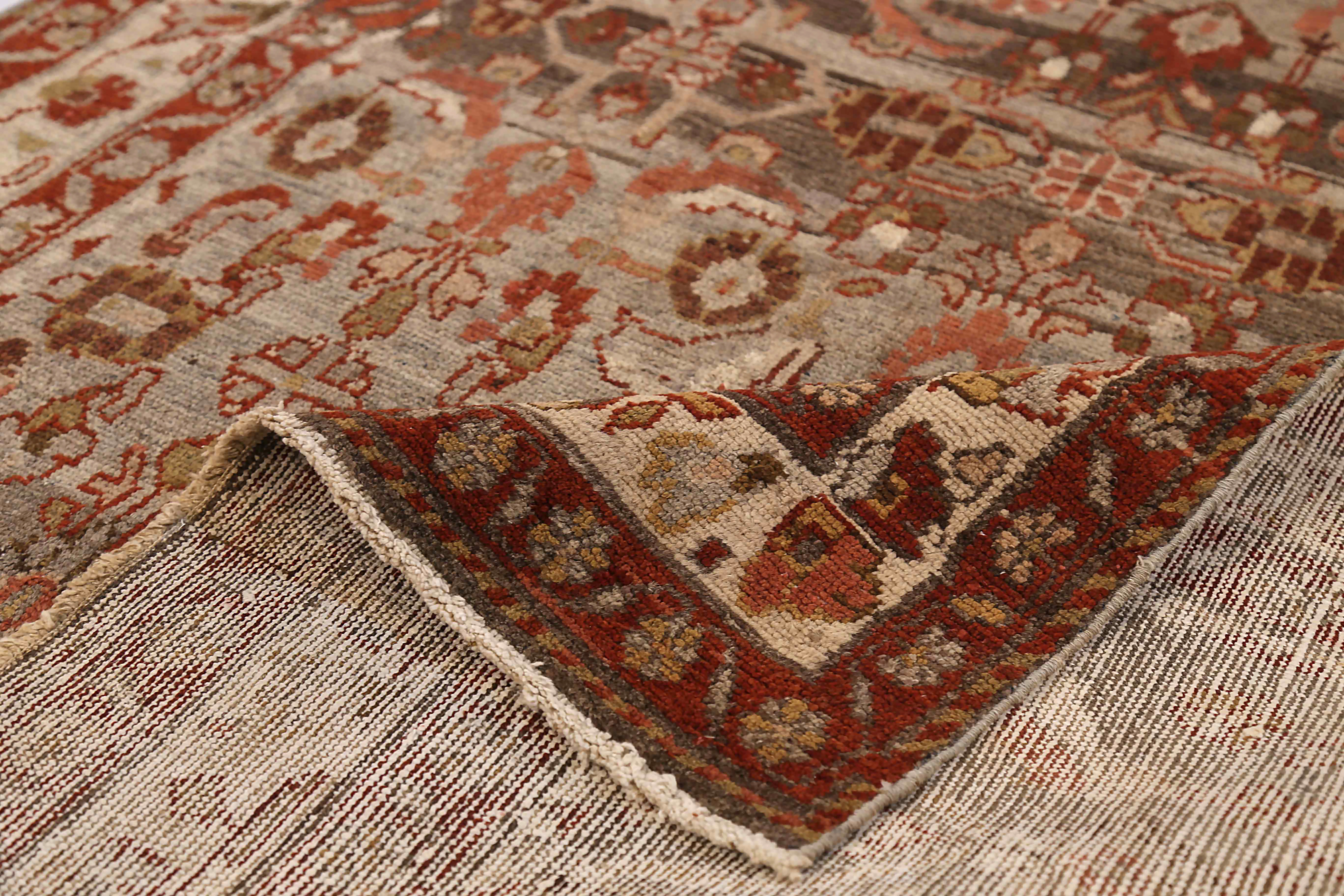 Thumbnail 2 for Antique Persian Saveh Transitional Rug 68076