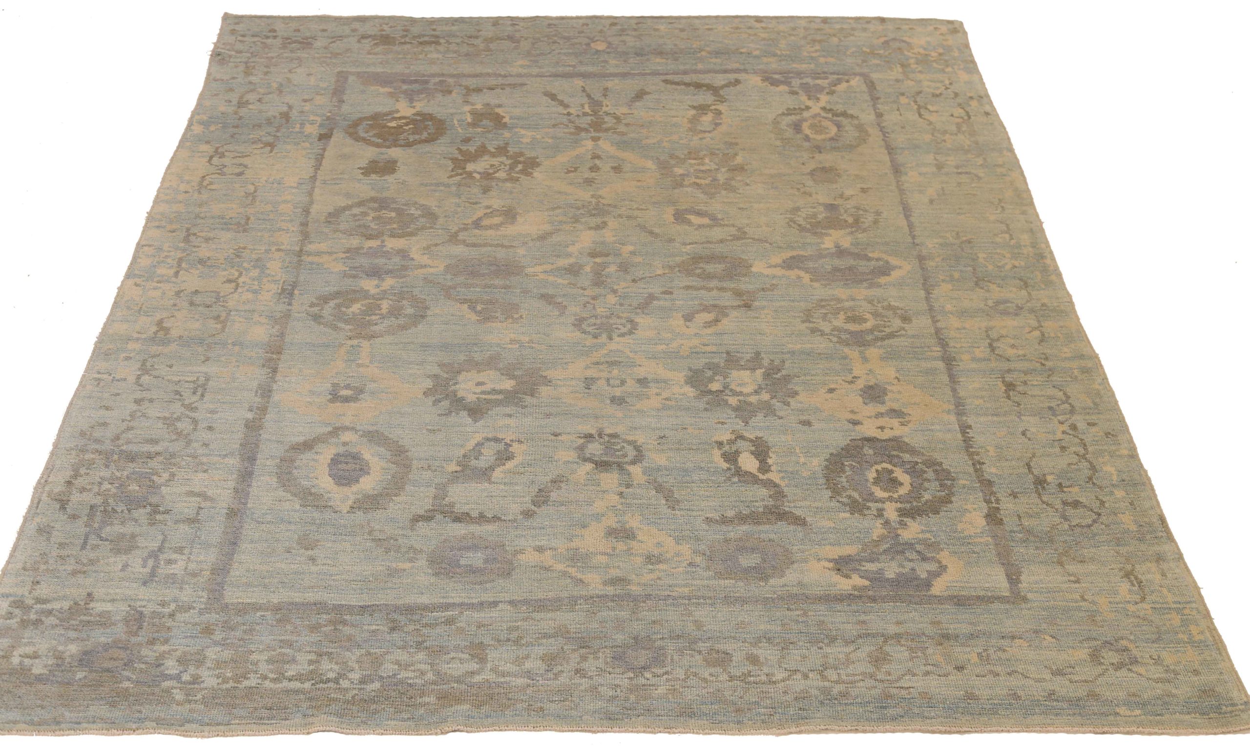 Thumbnail 13 for Persian Oushak Transitional Rug 68067