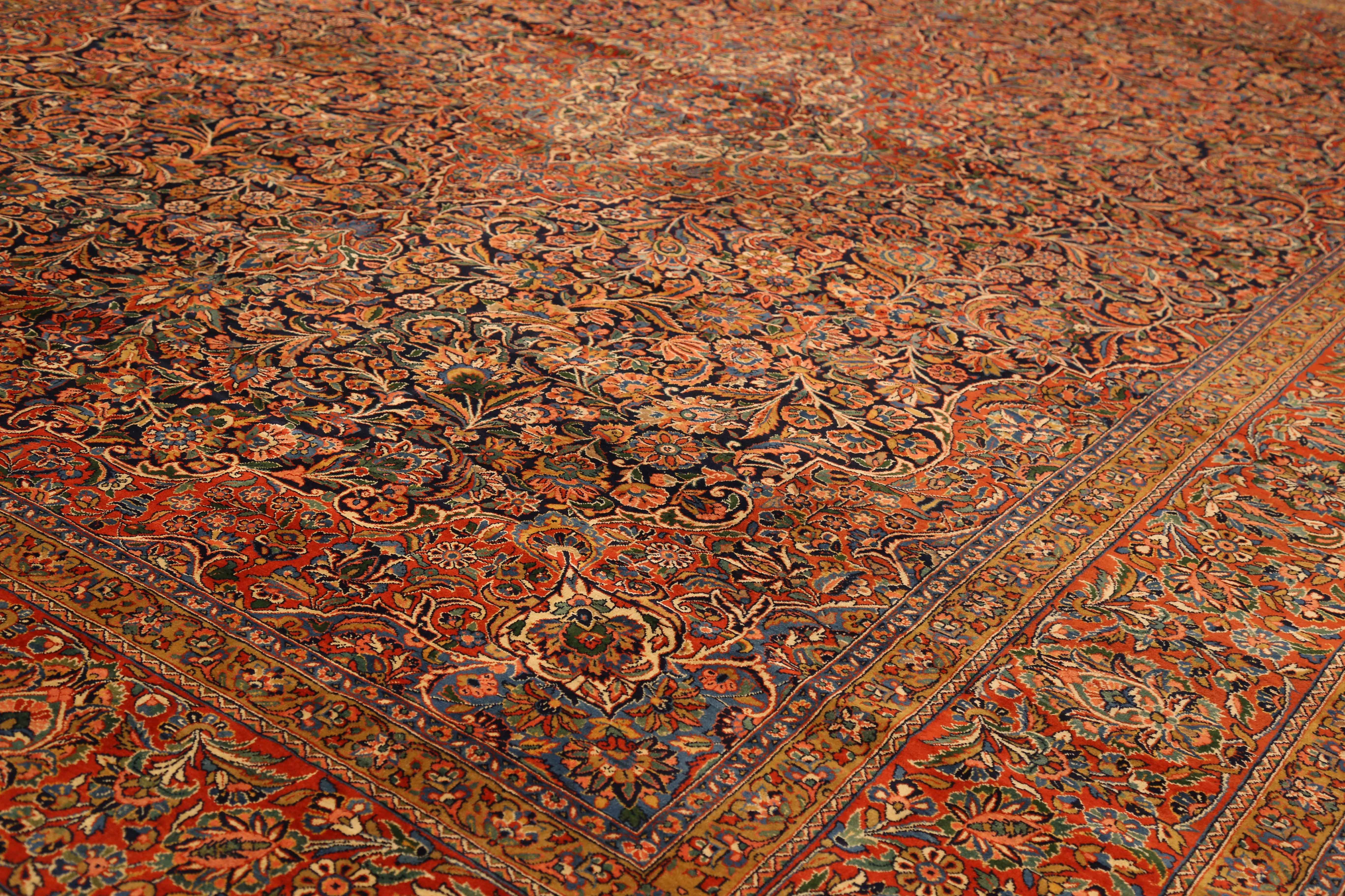 Thumbnail 2 for Antique Persian Ghazvin Traditional Rug 72894