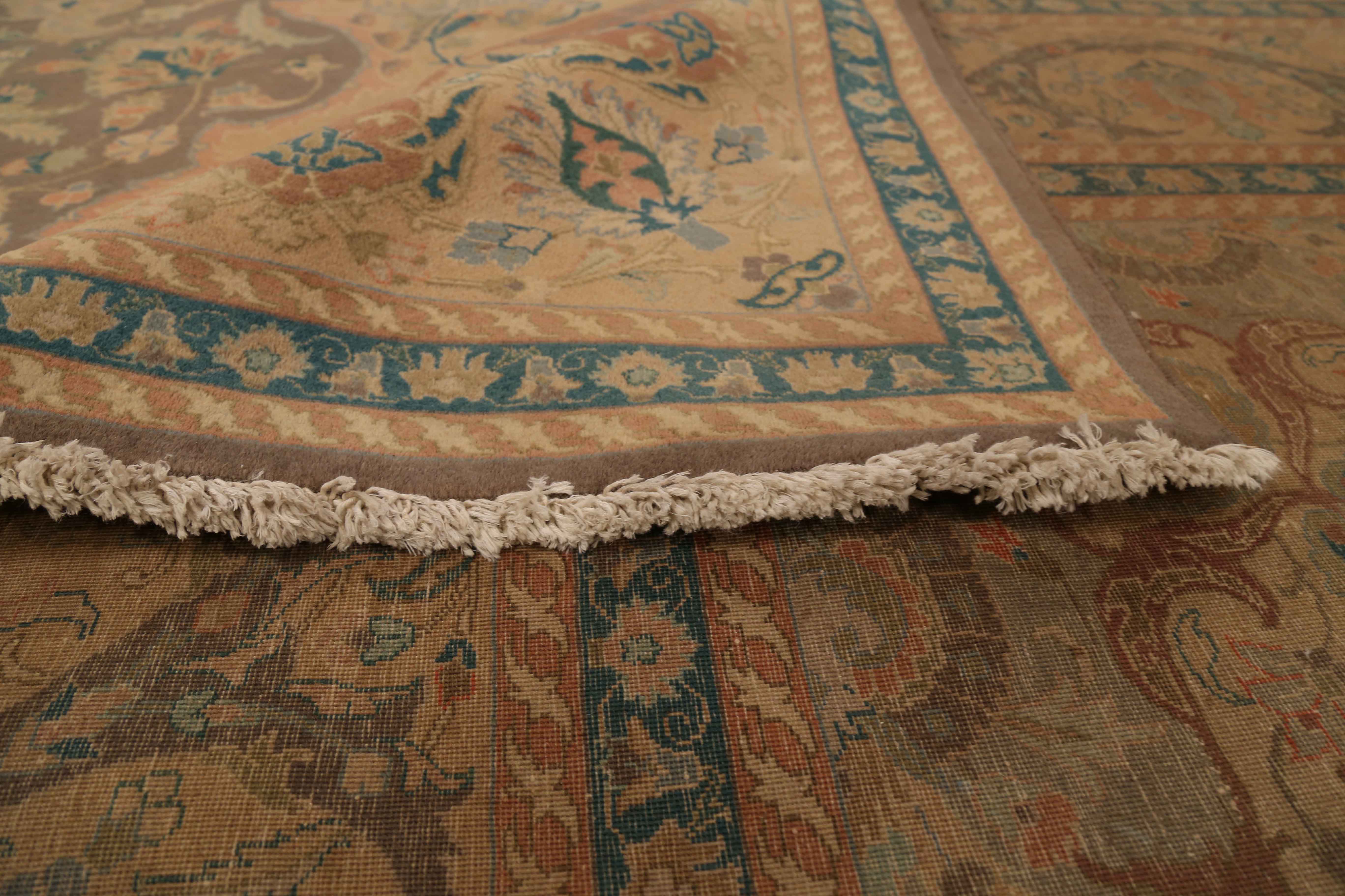 Thumbnail 2 for Antique Persian Tabriz Traditional Rug 72886