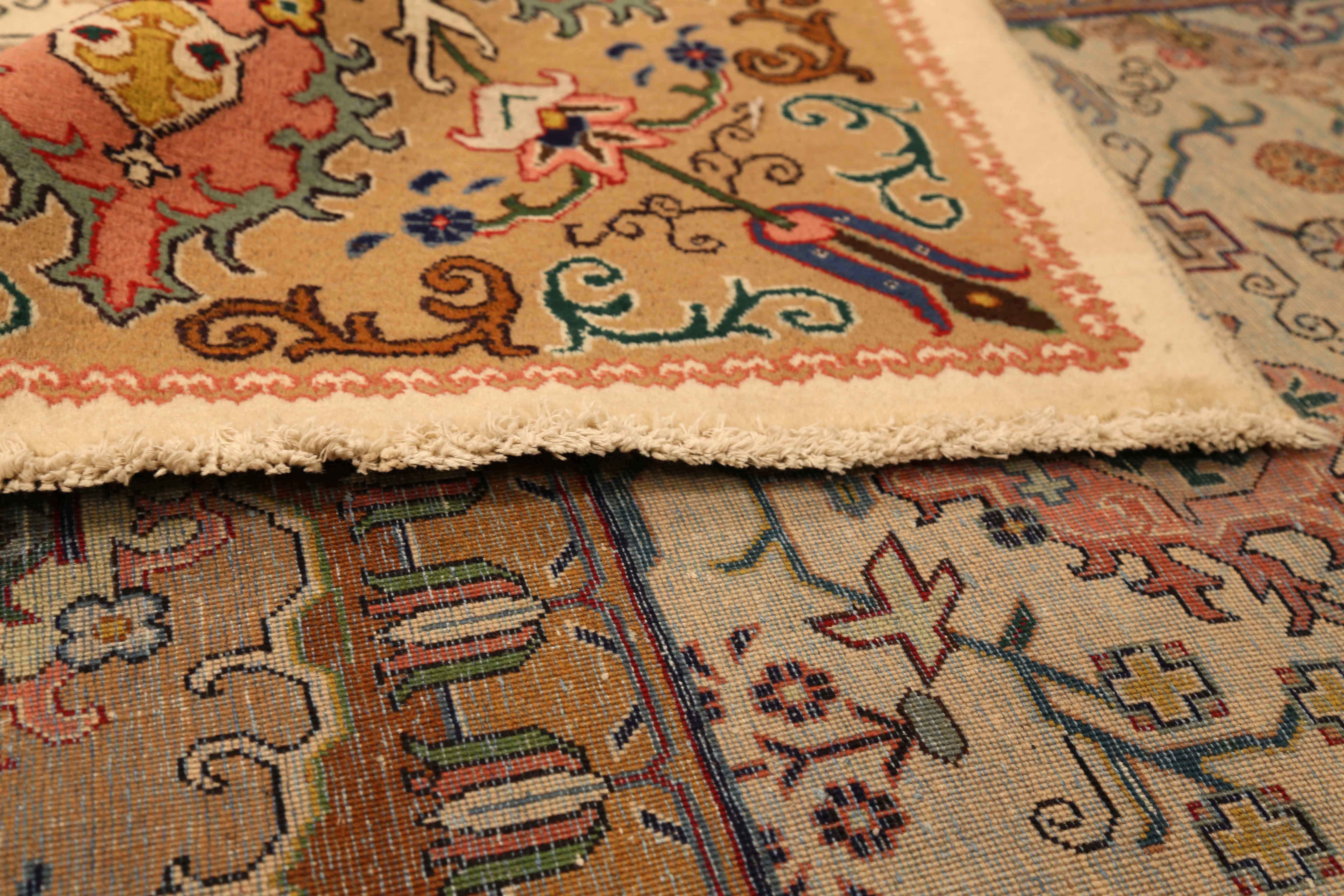 Thumbnail 5 for Antique Persian Tabriz Traditional Rug 72887