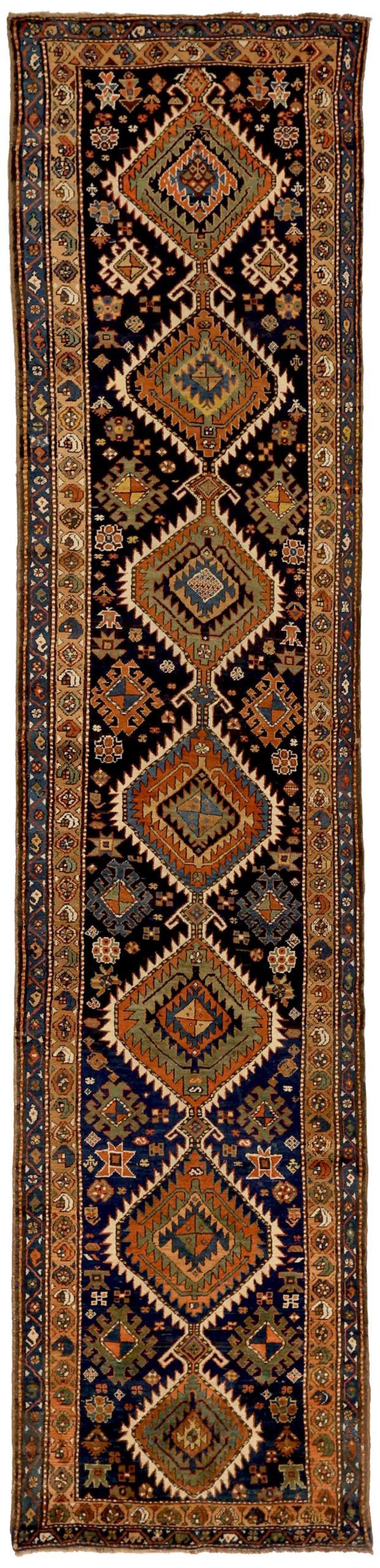 Thumbnail 10 for Antique Persian Azarbaijan Traditional Rug 72855