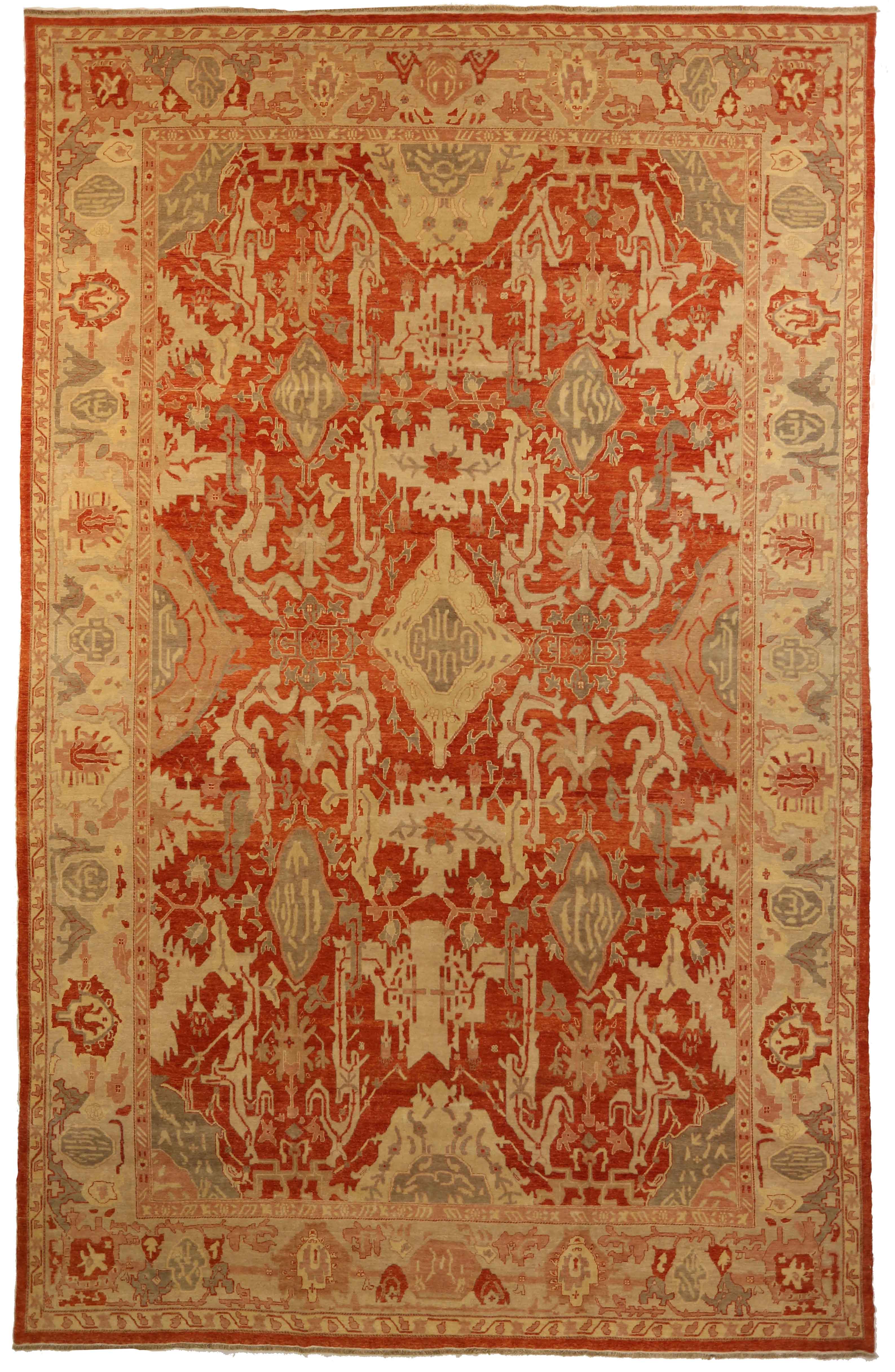 Thumbnail 10 for Turkey Oushak Traditional Rug 68119