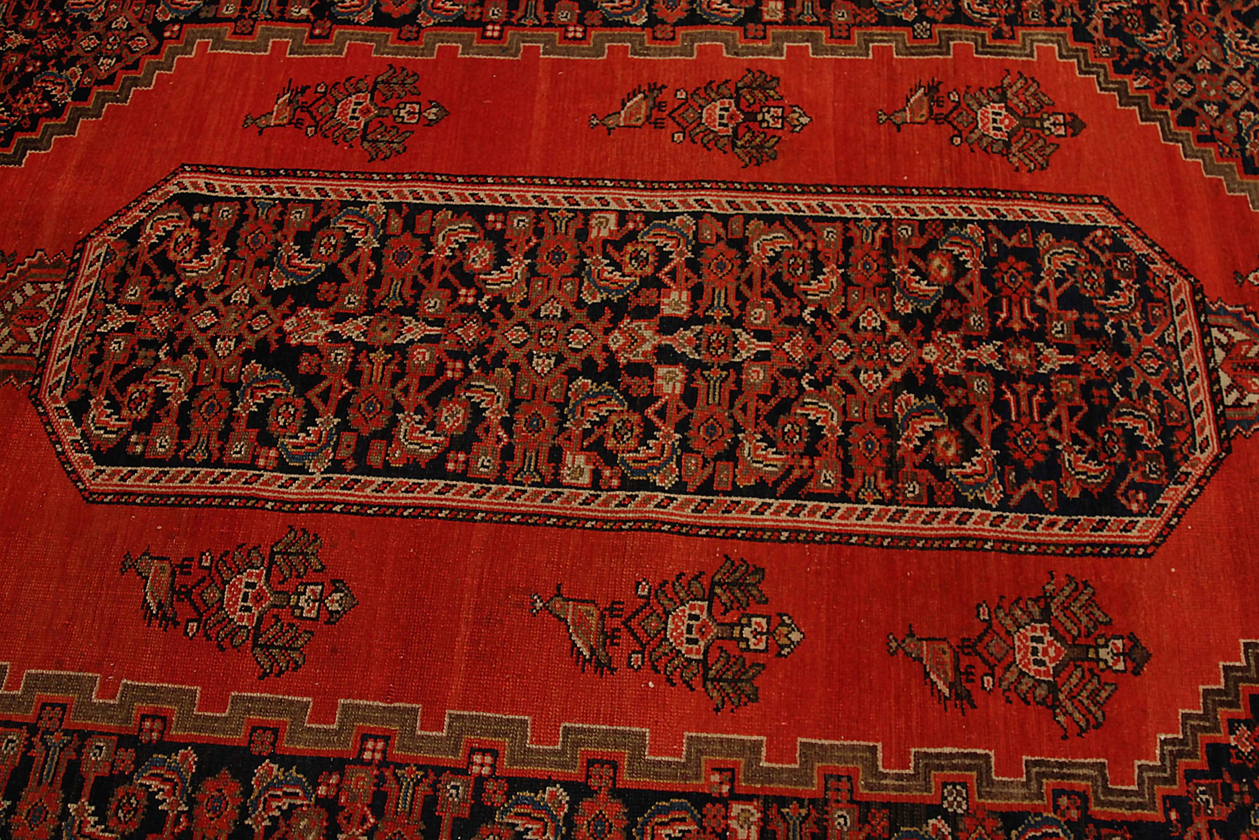 Thumbnail 5 for Antique Persian Malayer Traditional Rug 92116