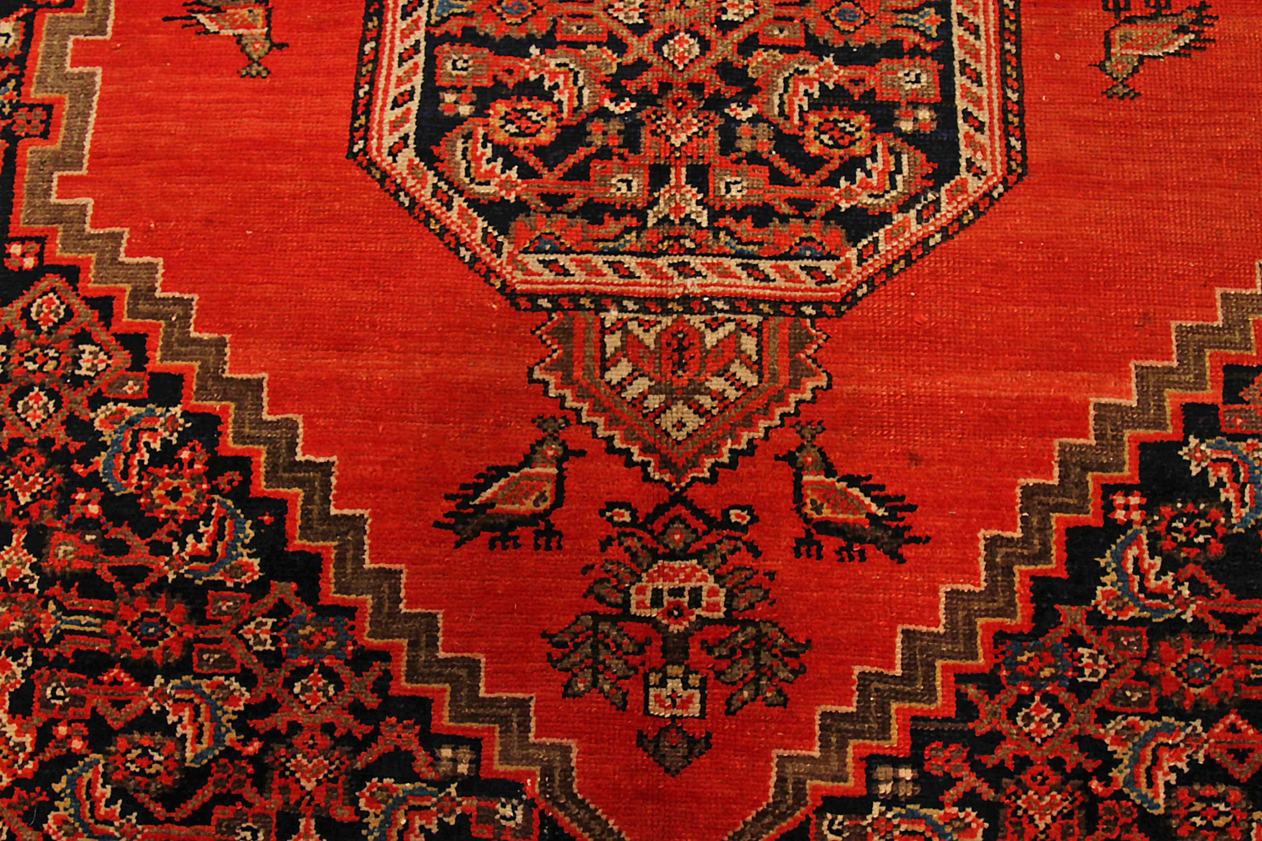 Thumbnail 4 for Antique Persian Malayer Traditional Rug 92116