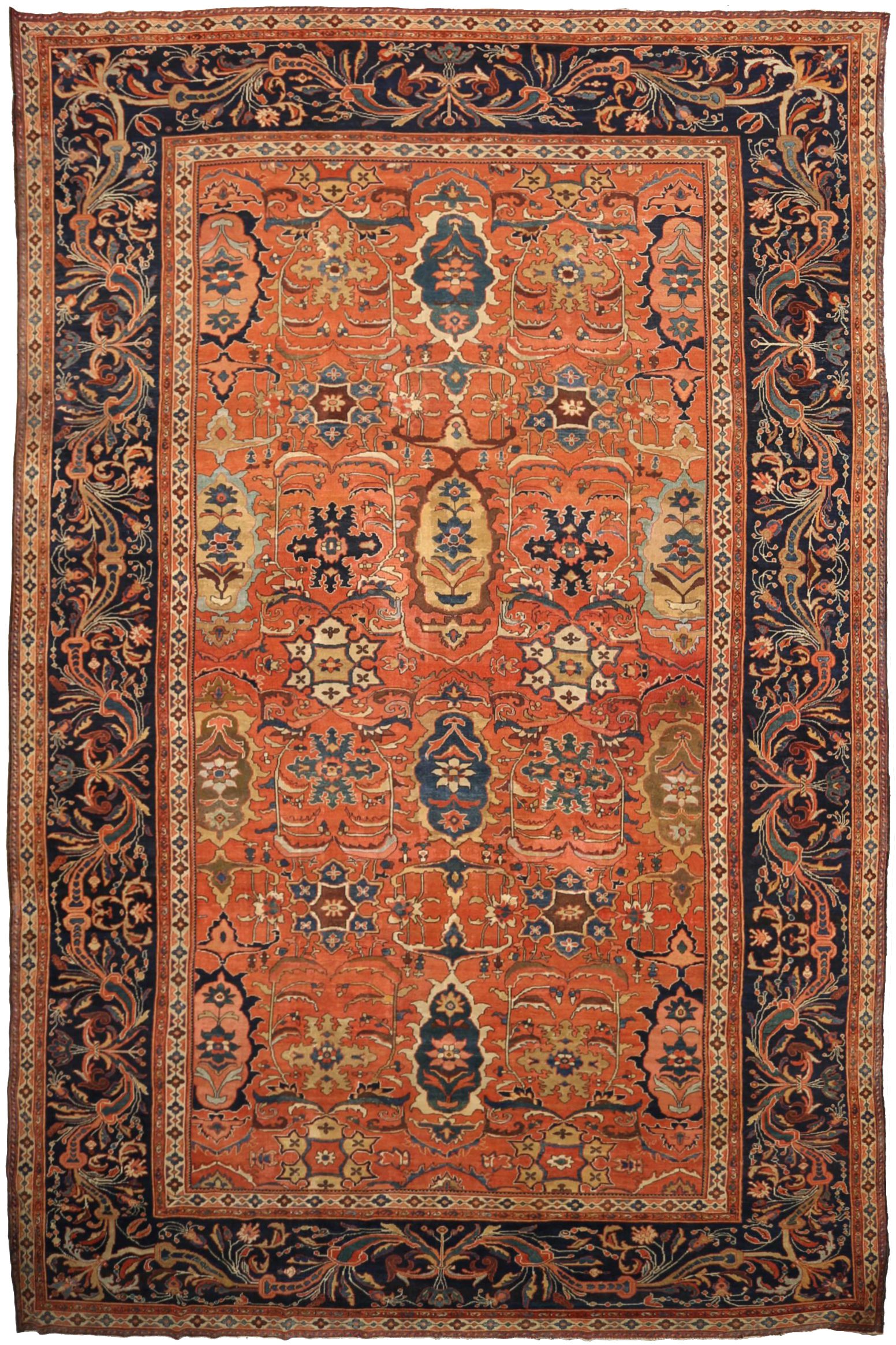 Thumbnail 7 for Antique Persian Sultanabad Traditional Rug 92121