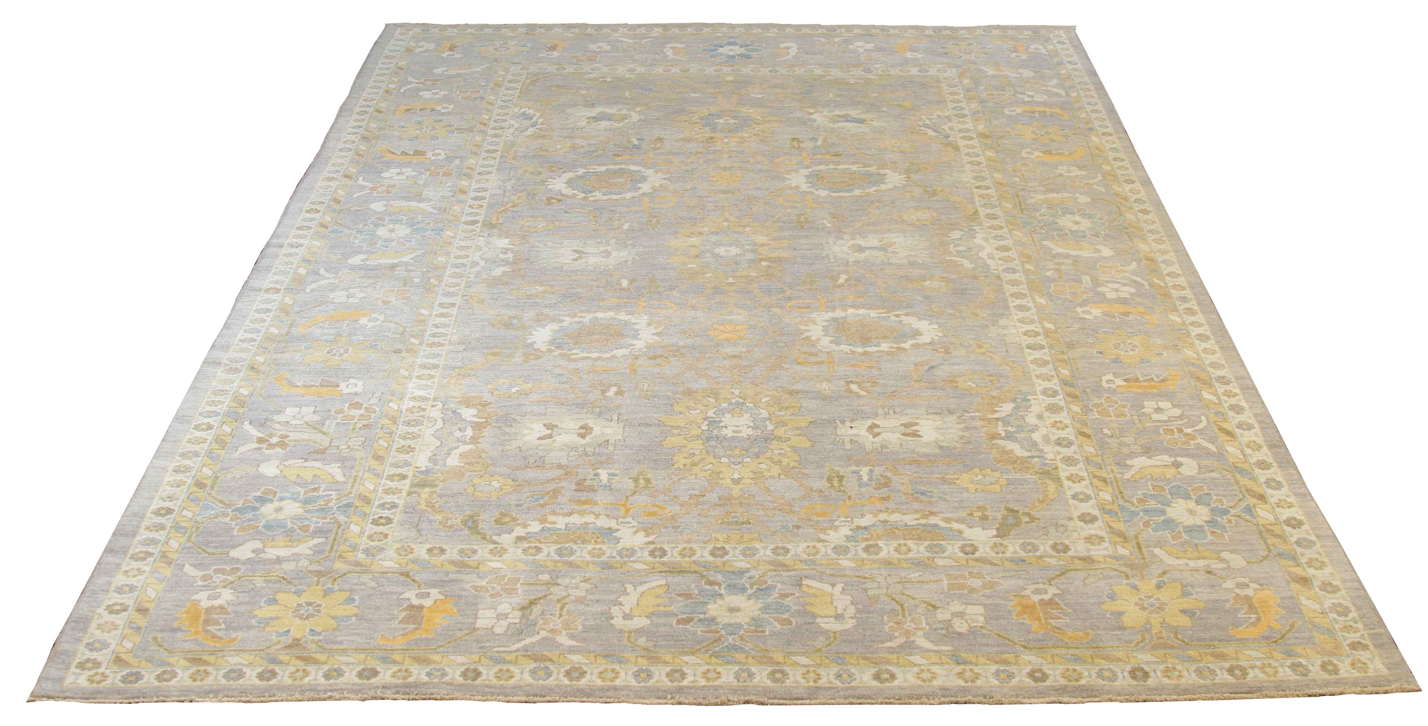 Thumbnail 8 for Persian Sultanabad Transitional Rug 68187