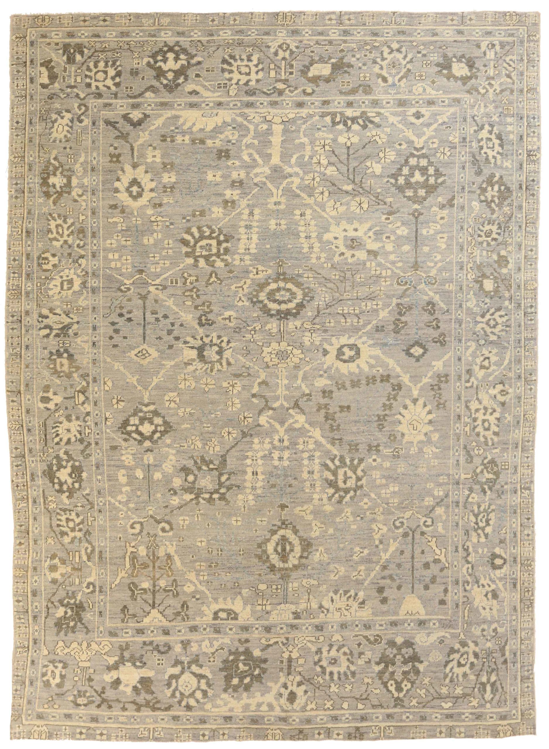 Thumbnail 5 for Persian Oushak Transitional Rug 68232