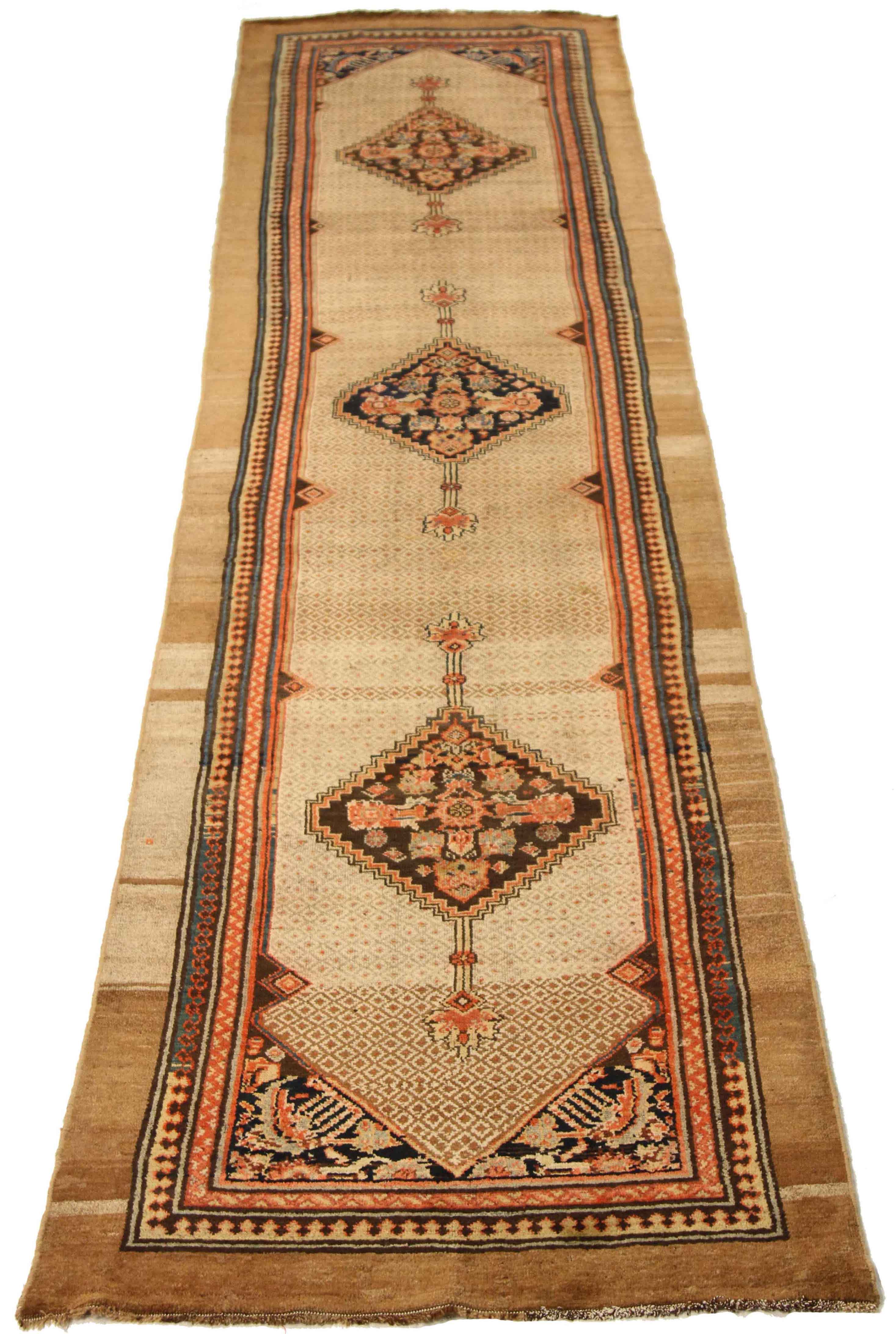 Thumbnail 3 for Antique Persian Malayer Transitional Rug 72925