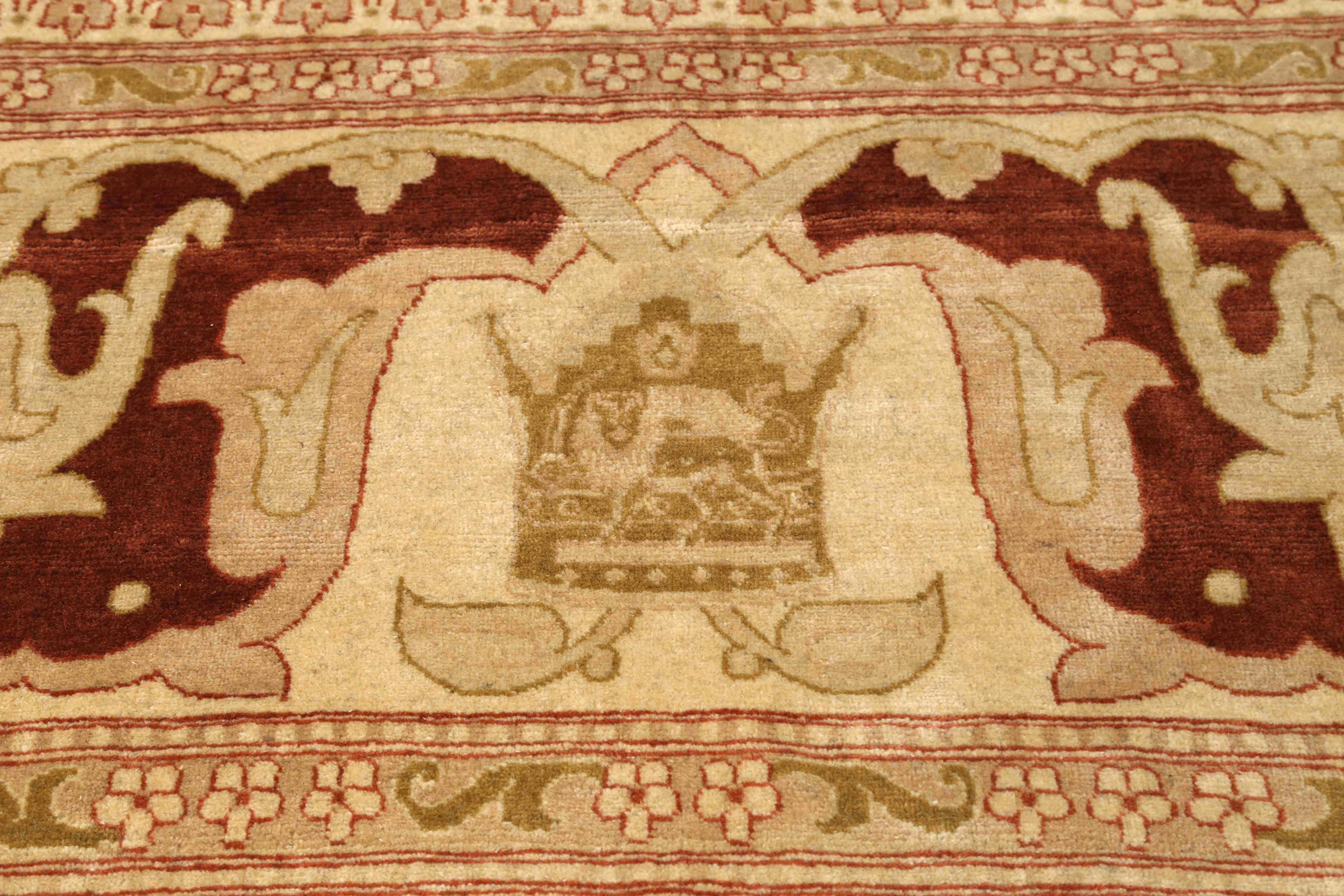 Thumbnail 3 for Antique Persian Tabriz Transitional Rug 73006