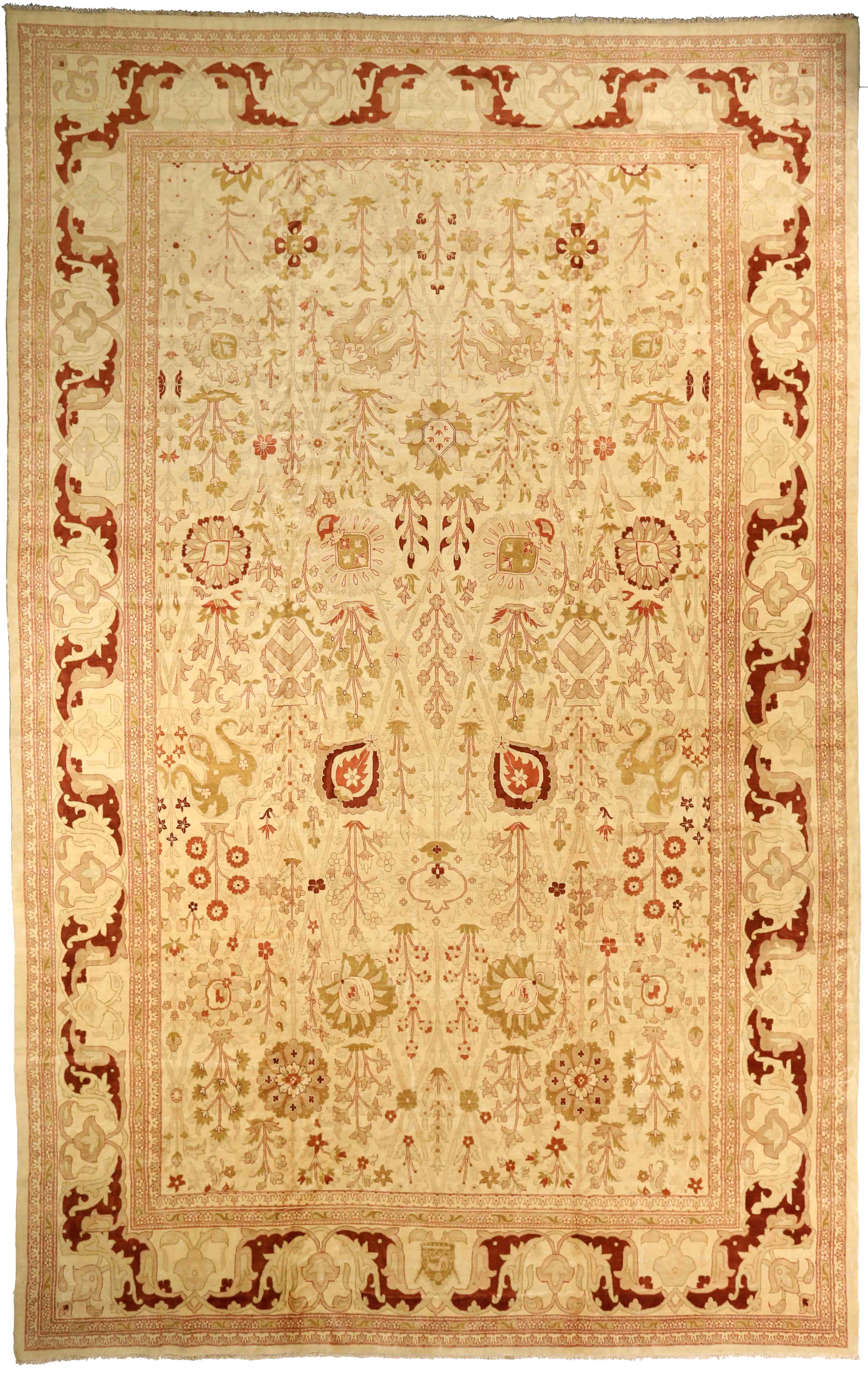 Thumbnail 2 for Antique Persian Tabriz Transitional Rug 73006