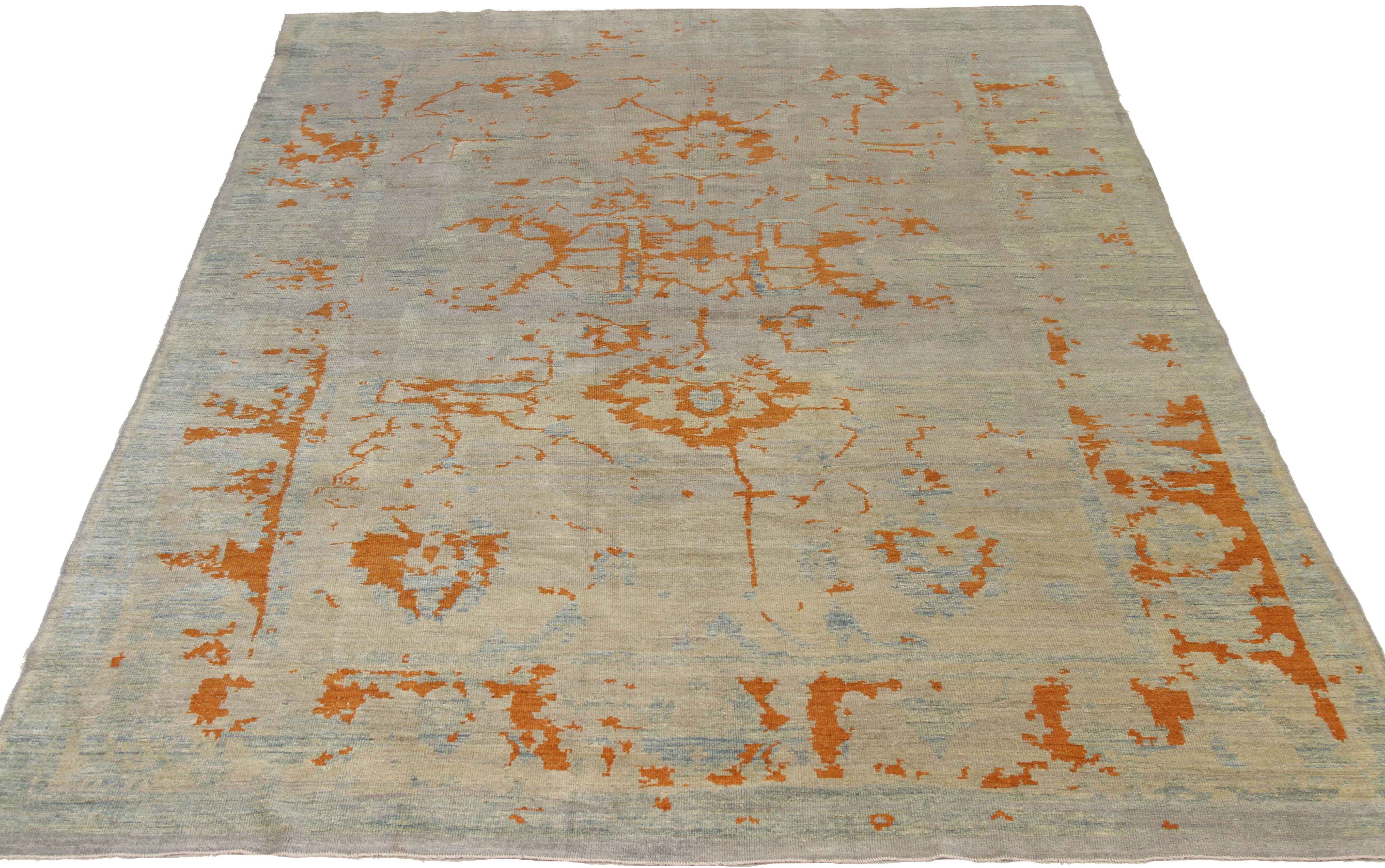 Thumbnail 5 for Persian Oushak Transitional Rug 68384