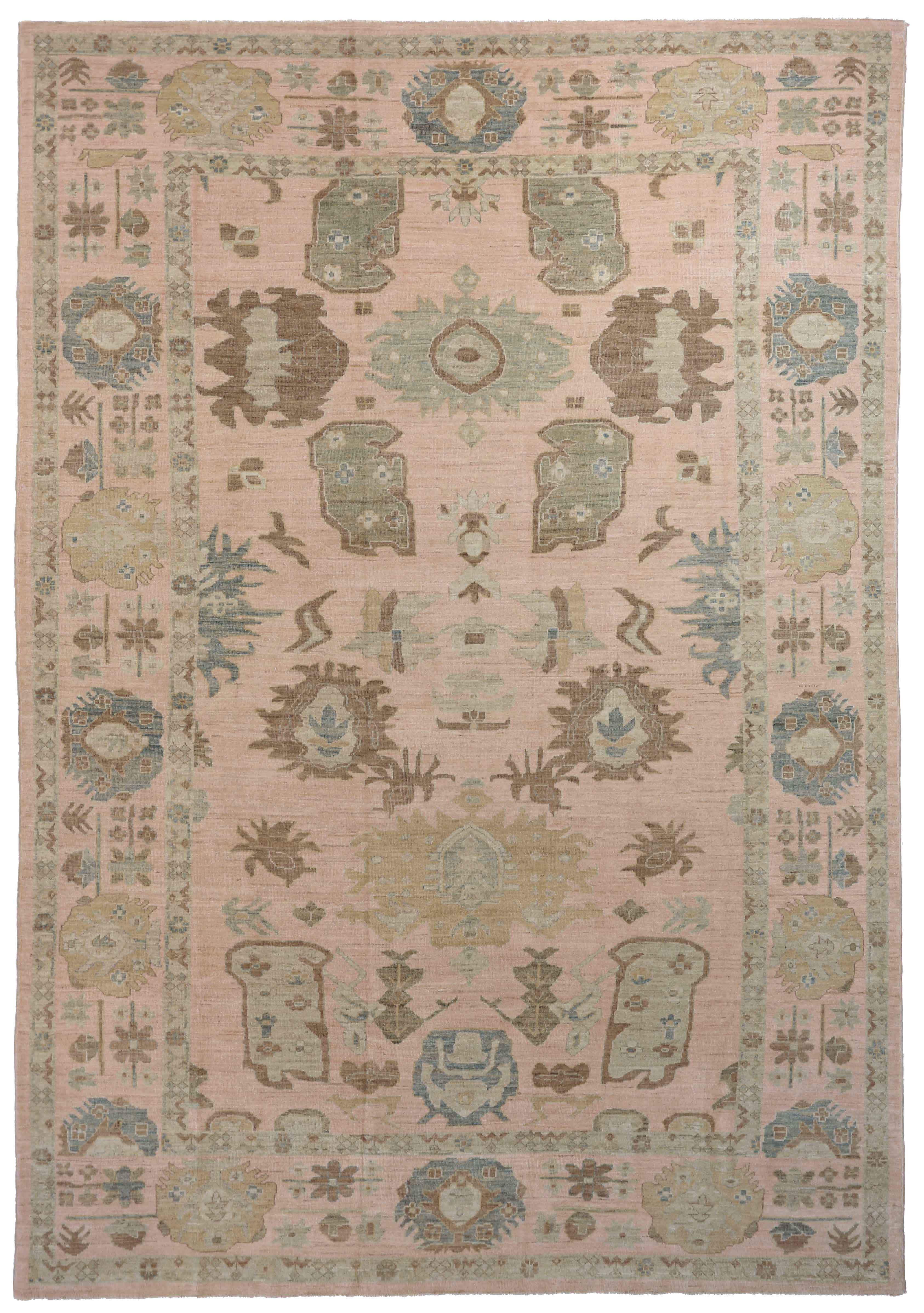 Thumbnail 5 for Persian Sultanabad Transitional Rug 68468