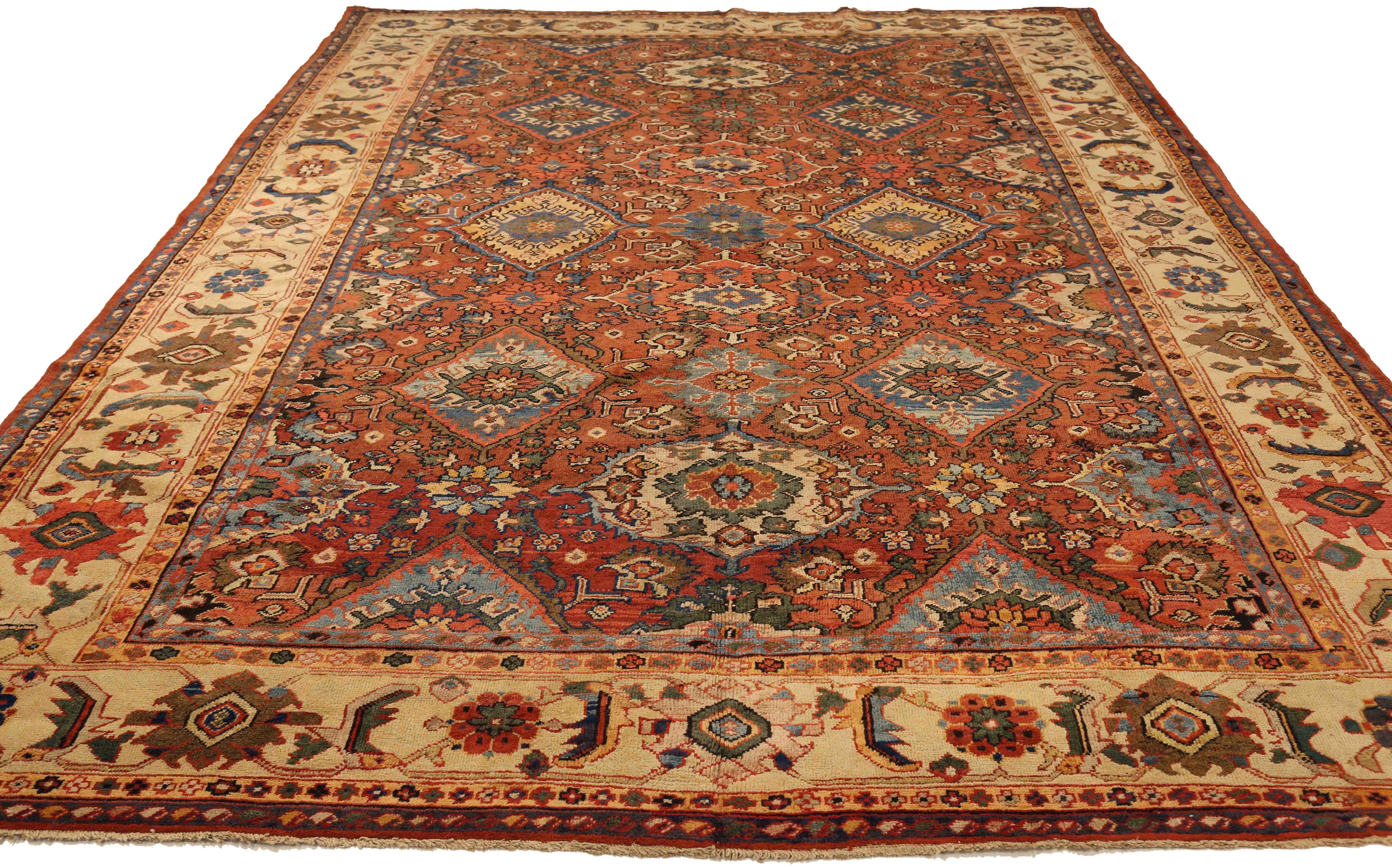 Thumbnail 2 for Antique Persian Sultanabad Traditional Rug 73037