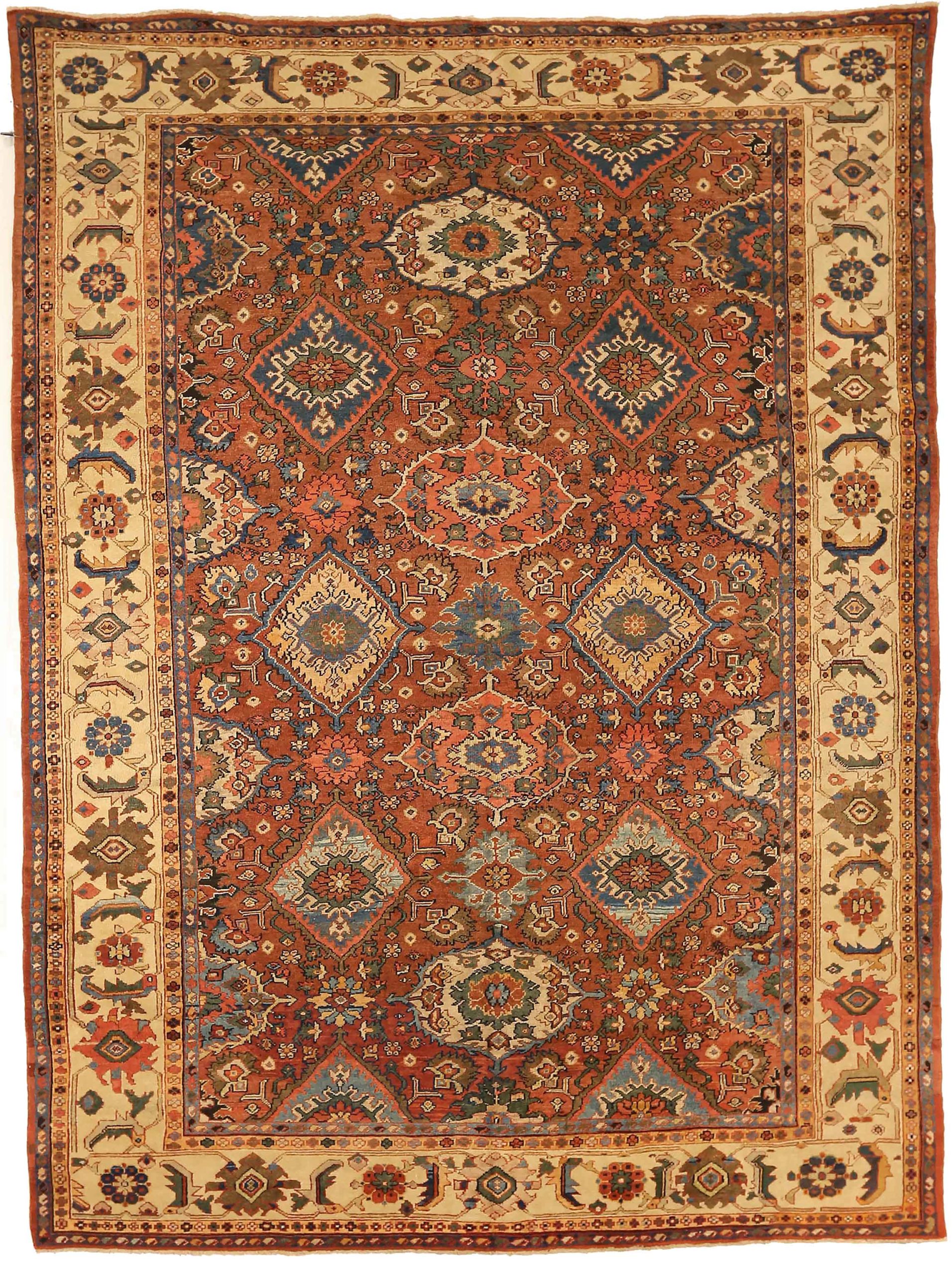 Thumbnail 4 for Antique Persian Sultanabad Traditional Rug 73037
