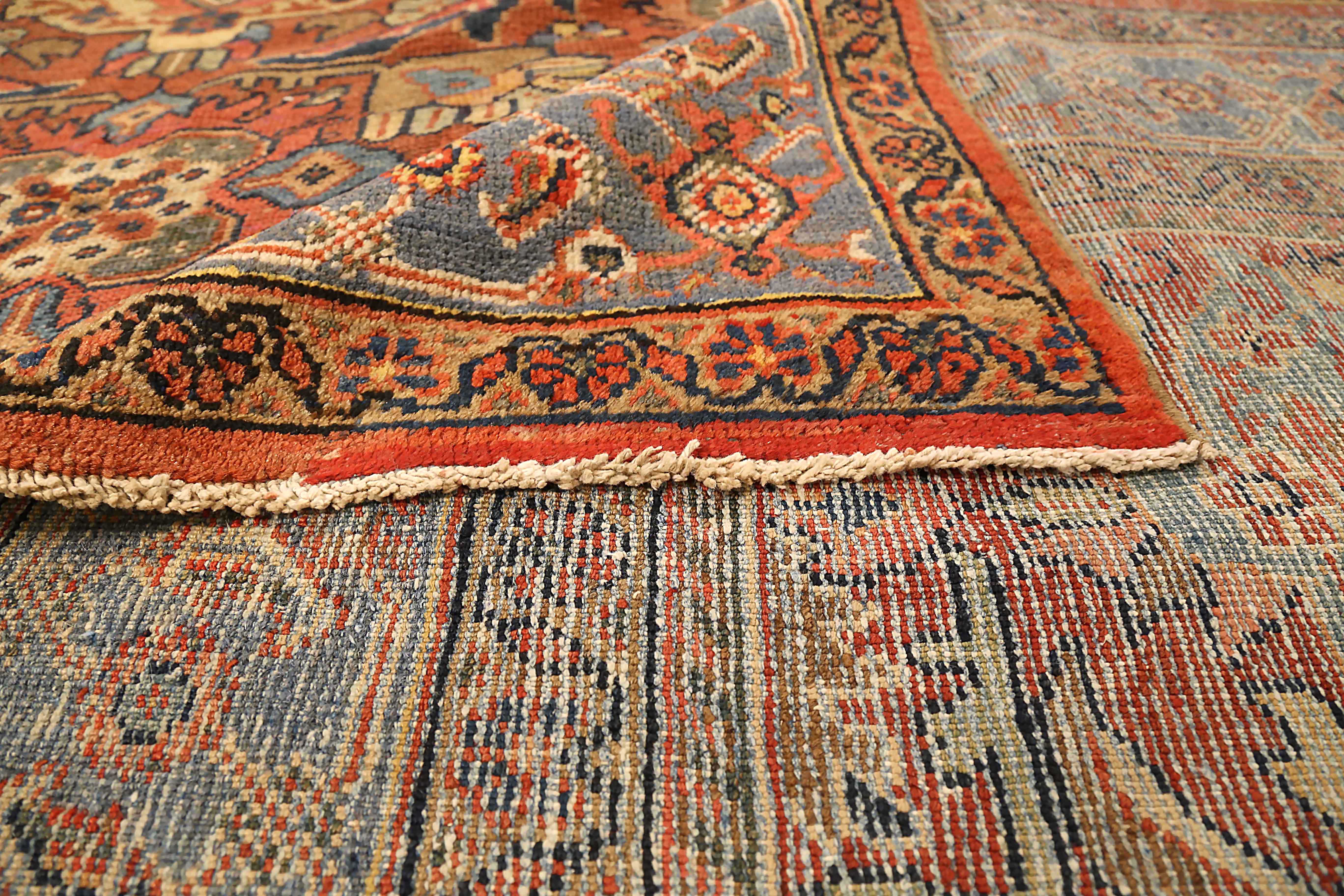 Thumbnail 2 for Antique Persian Sultanabad Traditional Rug 73044