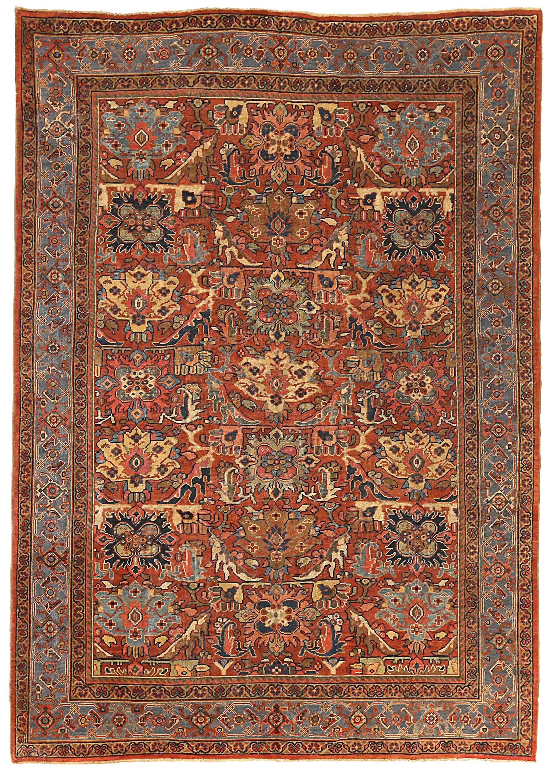 Thumbnail 5 for Antique Persian Sultanabad Traditional Rug 73044