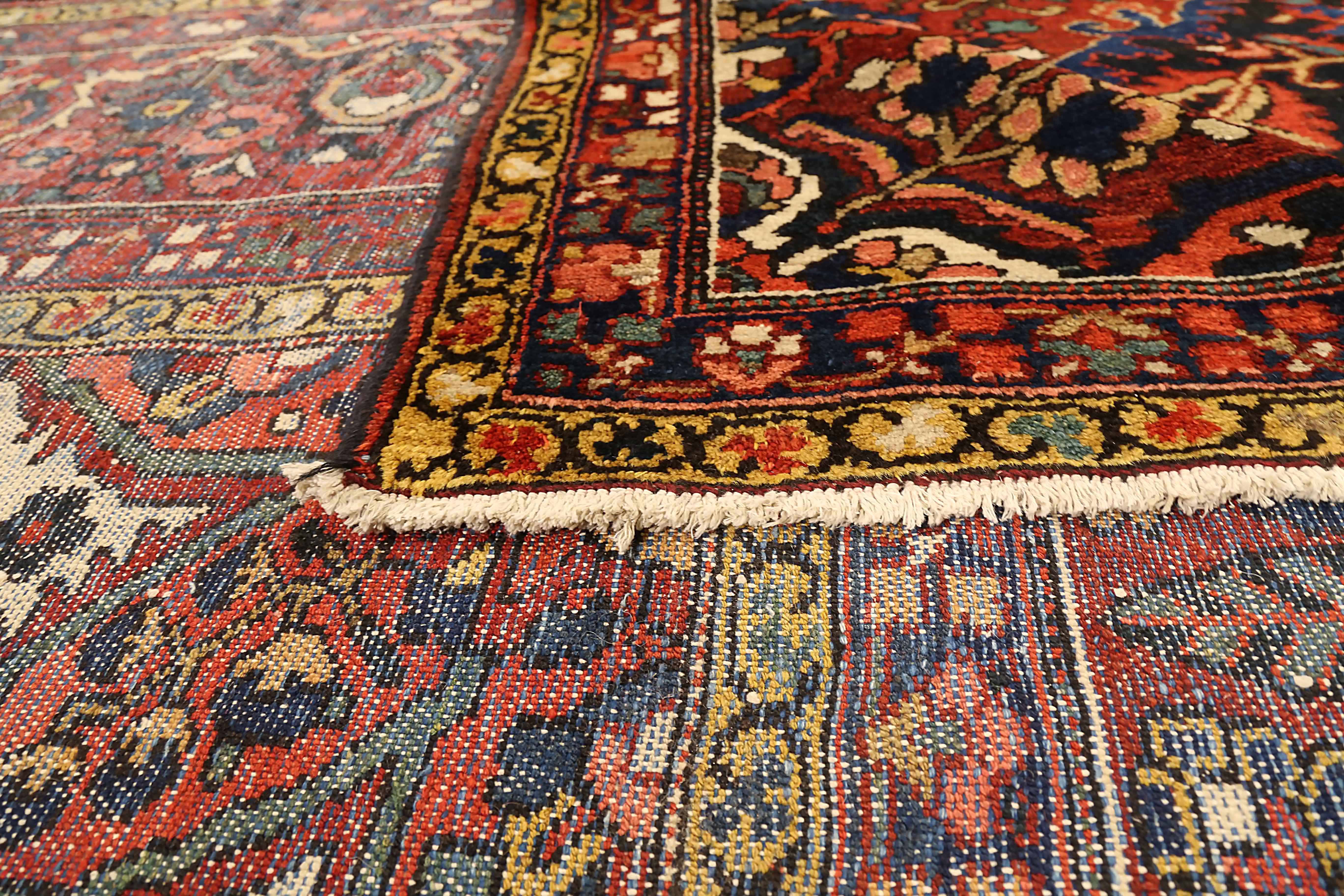 Thumbnail 5 for Antique Persian Bakhtiar Traditional Rug 73121