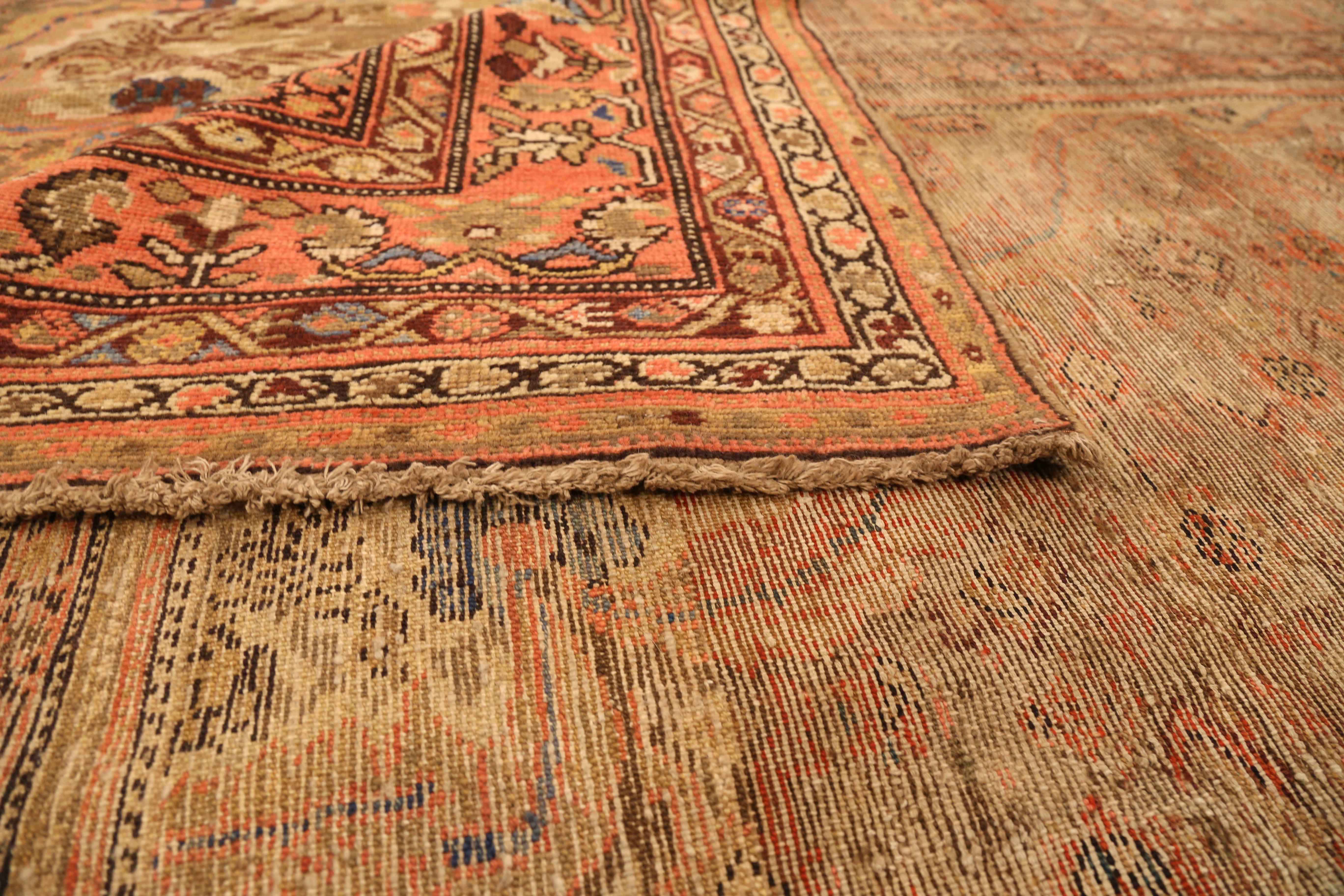 Thumbnail 9 for Antique Persian Malayer Traditional Rug 73103