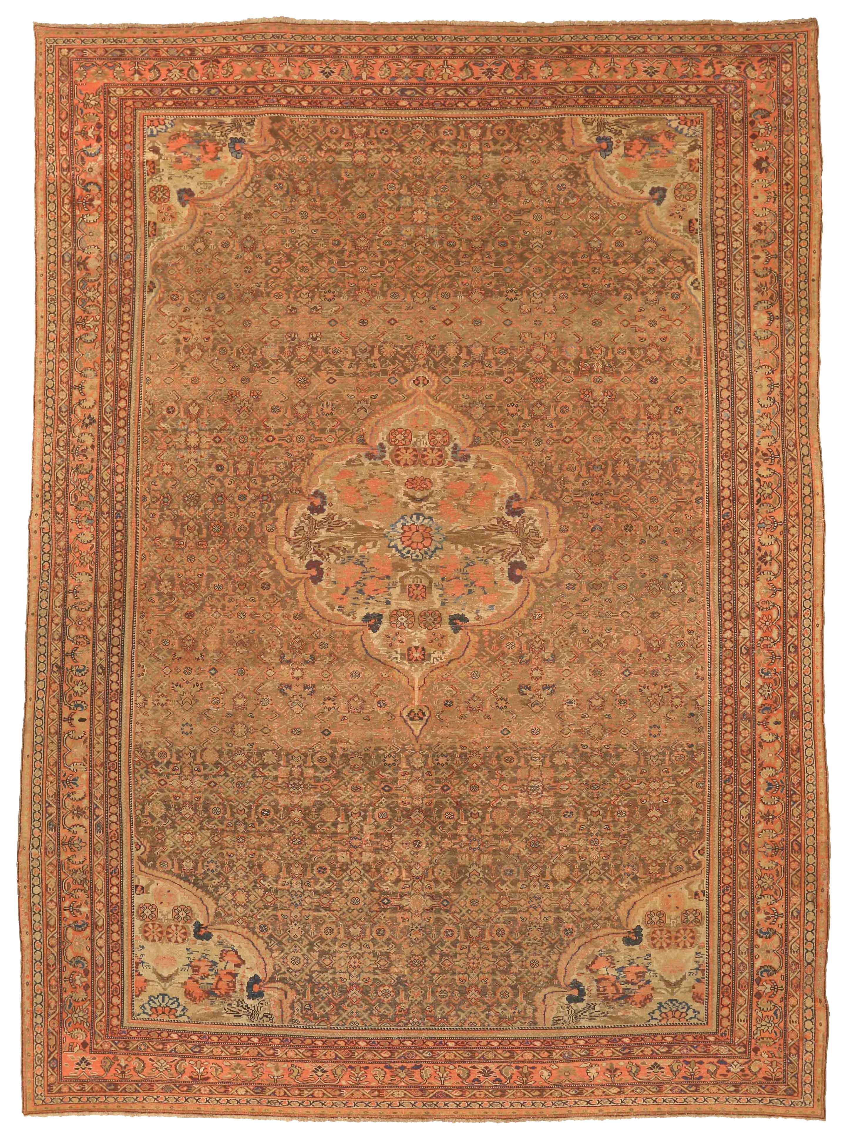 Thumbnail 7 for Antique Persian Malayer Traditional Rug 73103