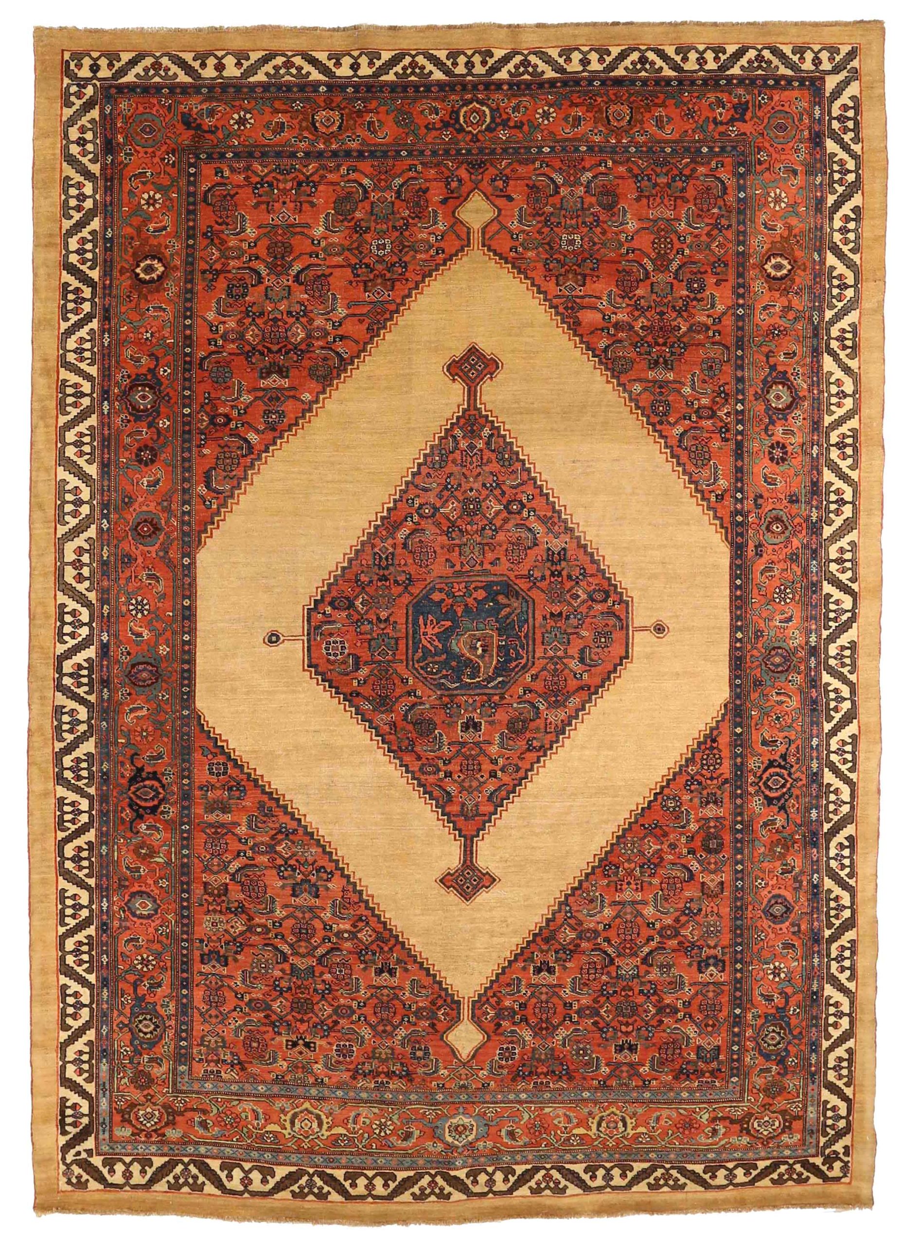 Thumbnail 5 for Antique Persian Bijar Transitional Rug 73072