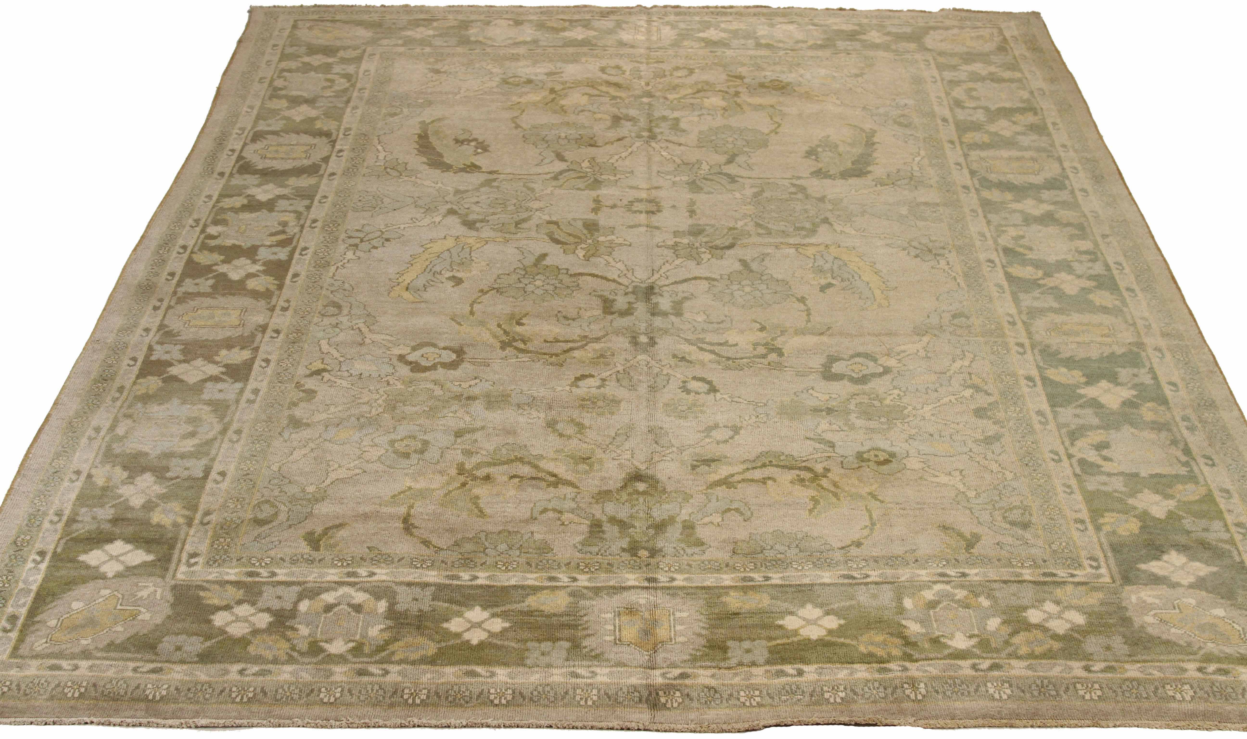 Thumbnail 4 for Antique Persian Sultanabad Transitional Rug 73211