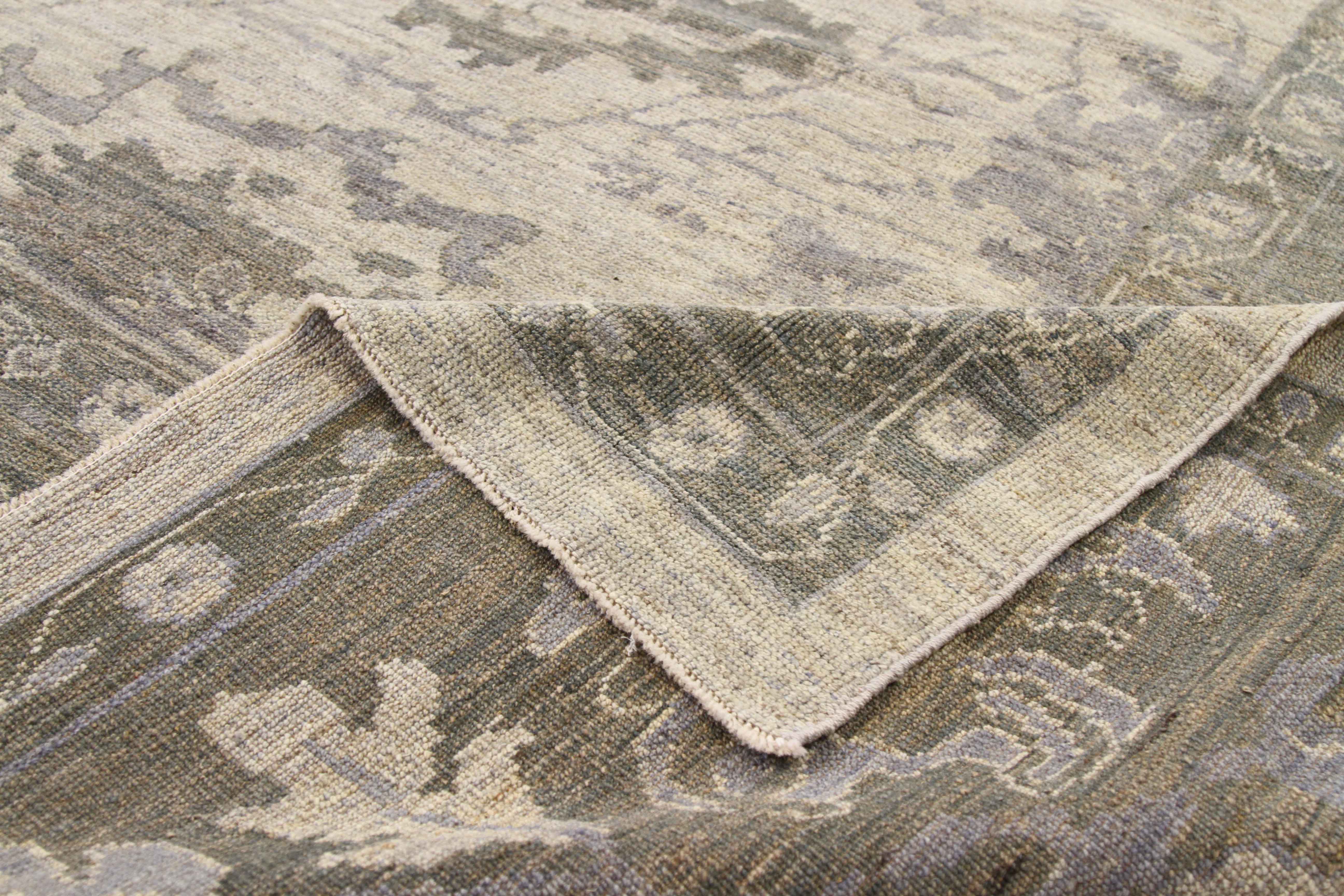 Thumbnail 5 for Persian Oushak Transitional Rug 68597