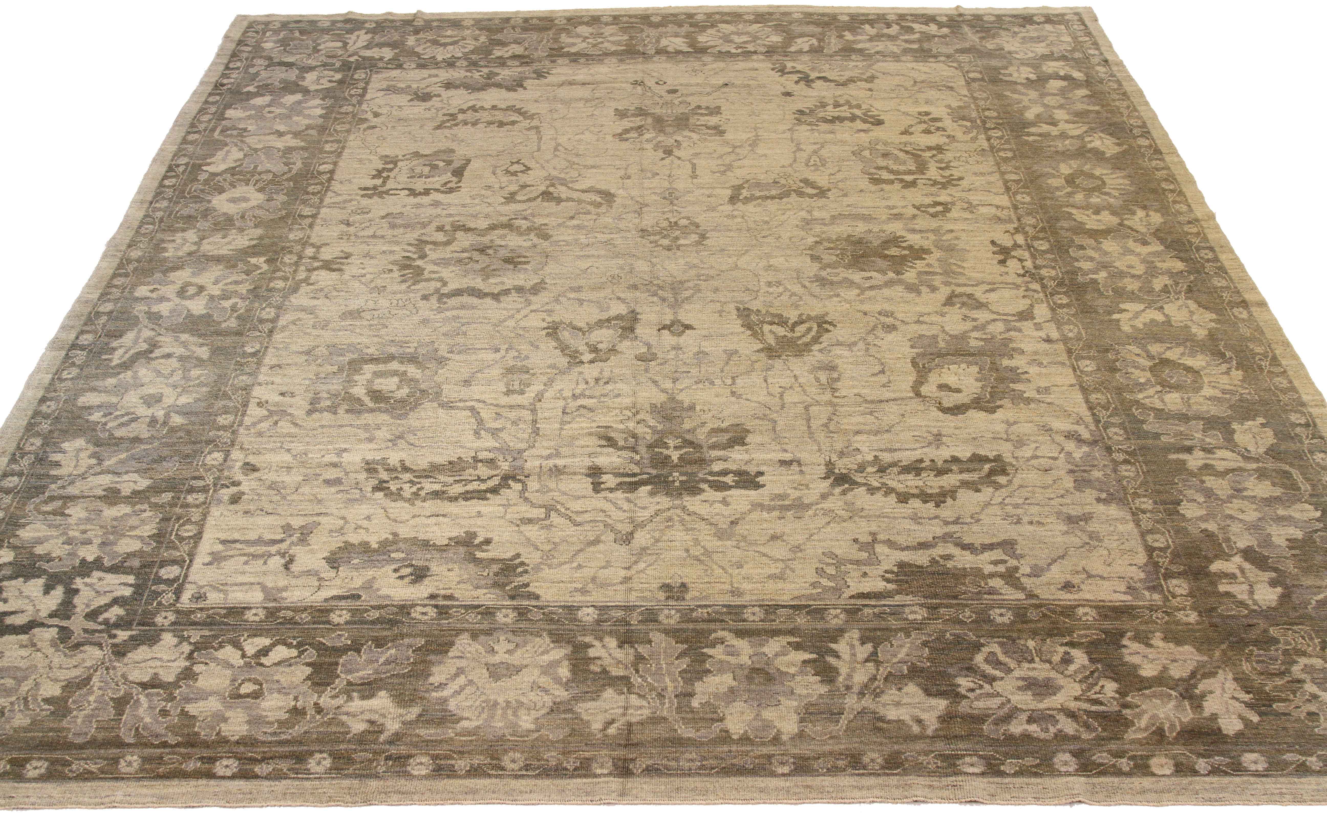 Thumbnail 3 for Persian Oushak Transitional Rug 68597