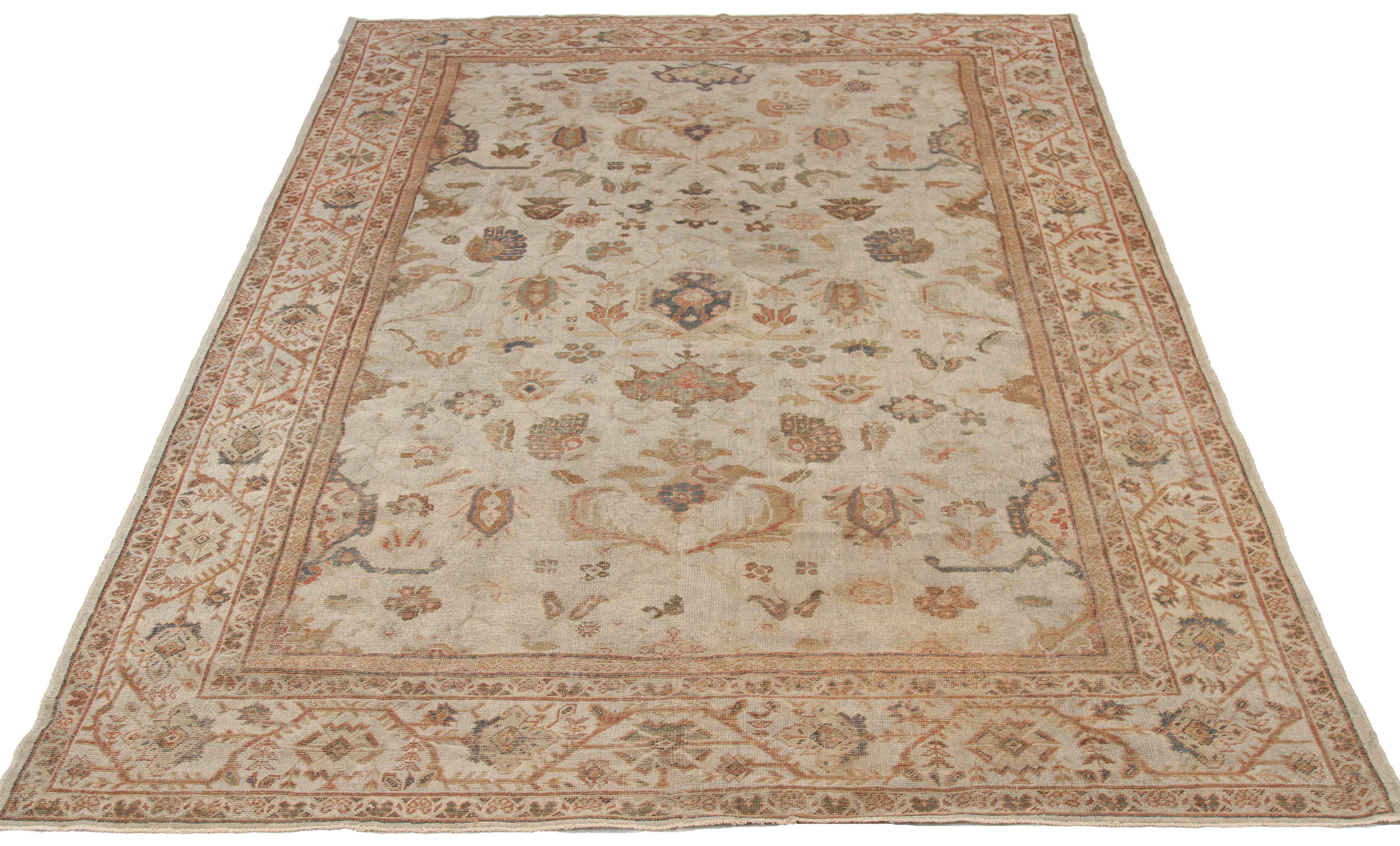 Thumbnail 7 for Antique Persian Sultanabad Transitional Rug 68586