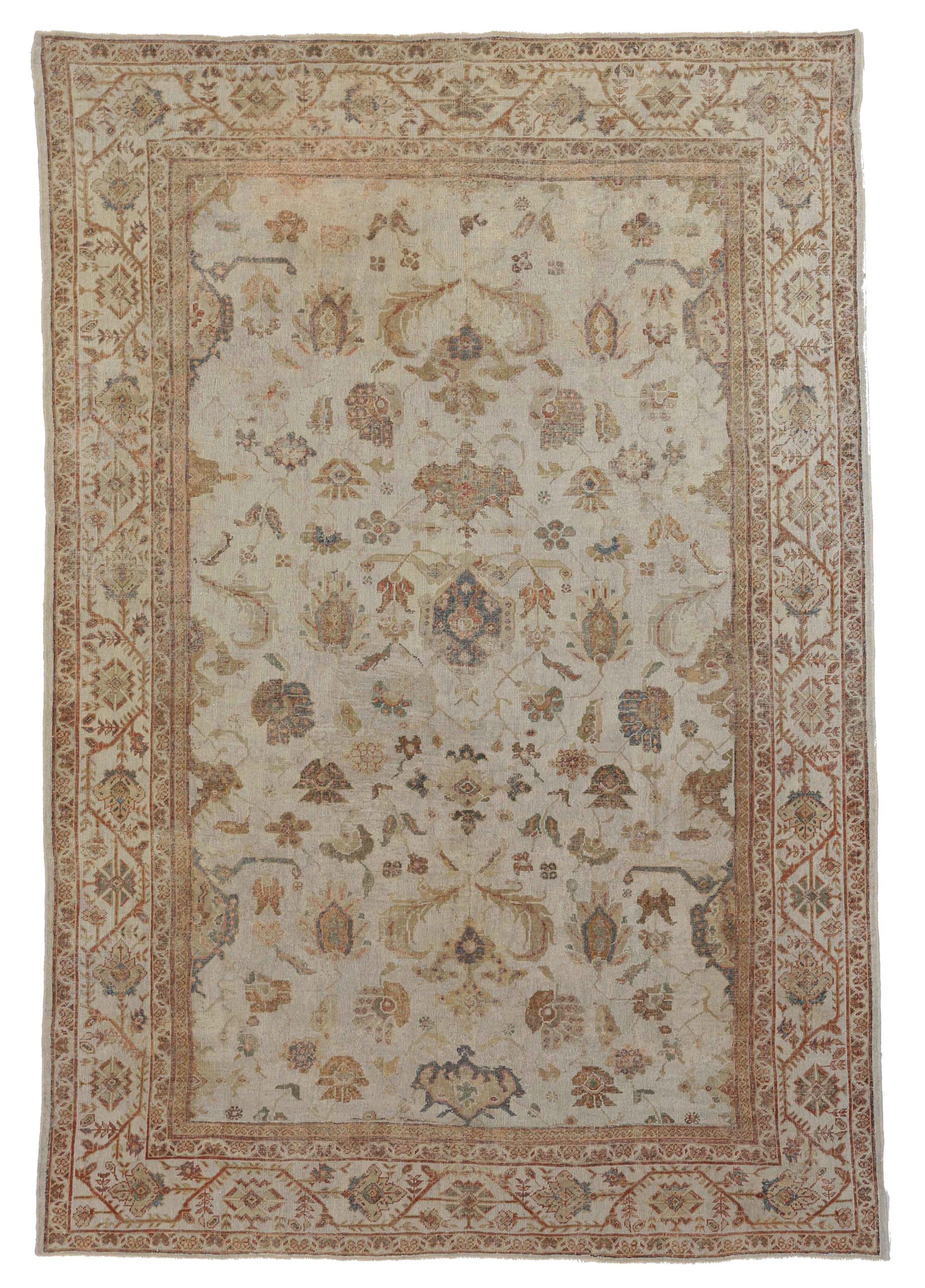 Thumbnail 4 for Antique Persian Sultanabad Transitional Rug 68586