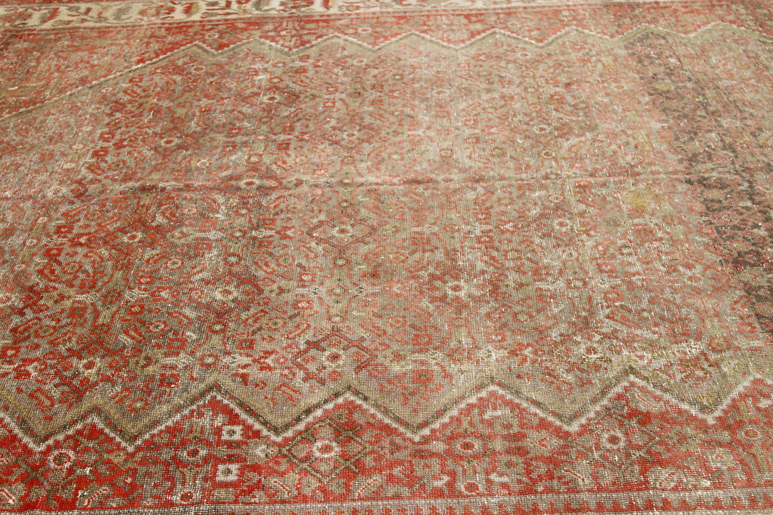 Thumbnail 2 for Antique Persian Malayer Transitional Rug 88780