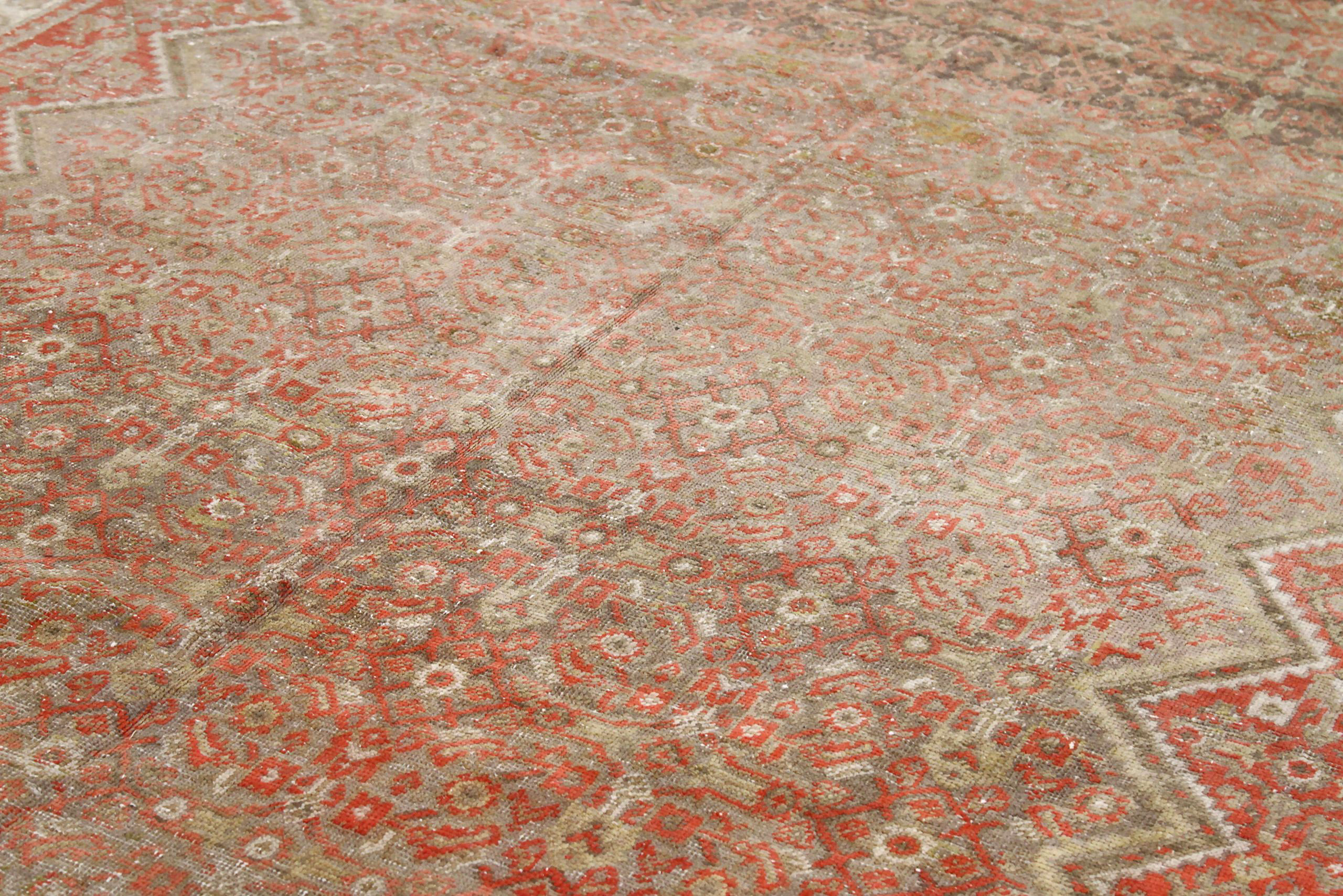 Thumbnail 6 for Antique Persian Malayer Transitional Rug 88780