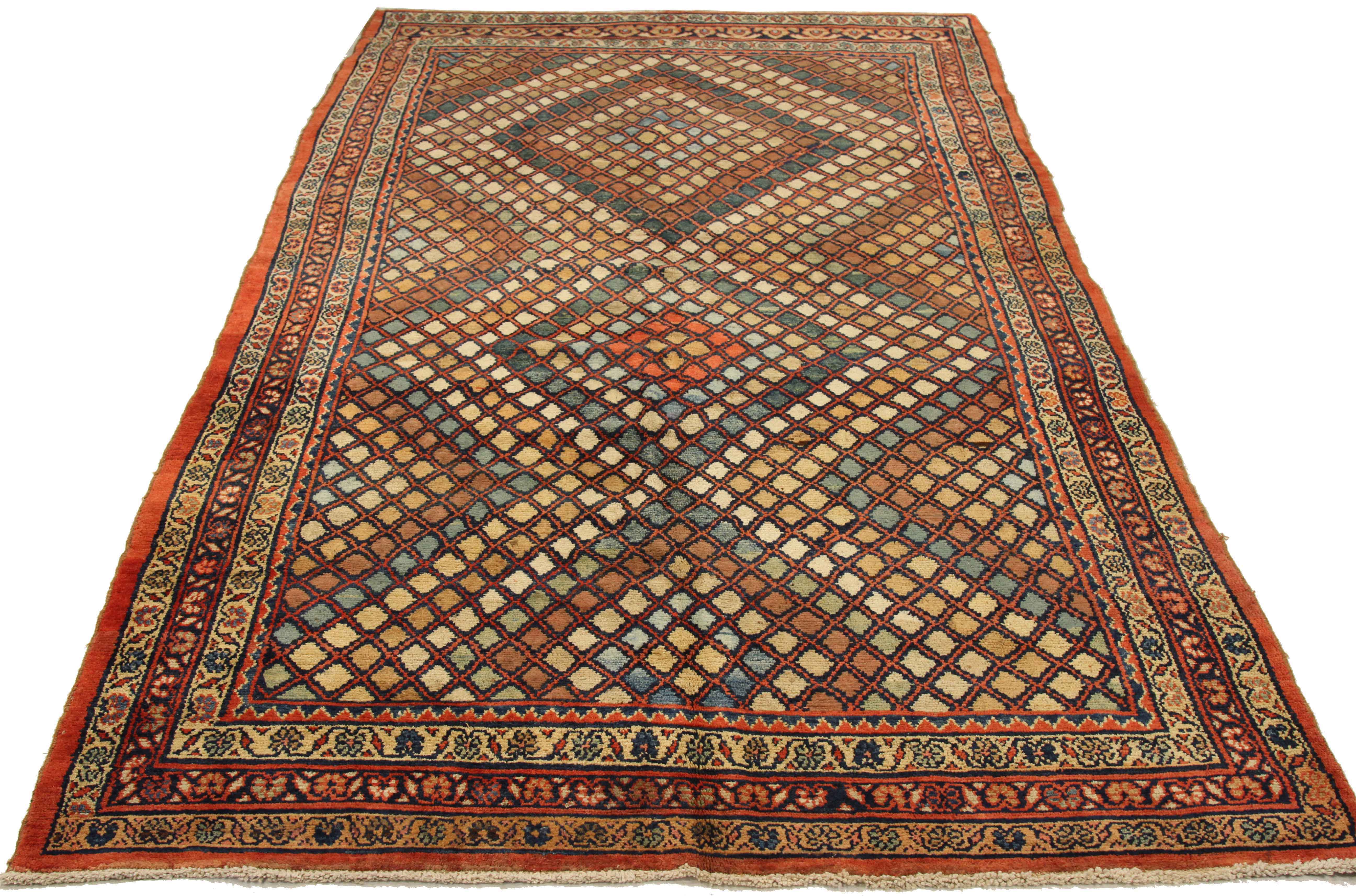 Thumbnail 2 for Antique Persian Transitional Rug 73241